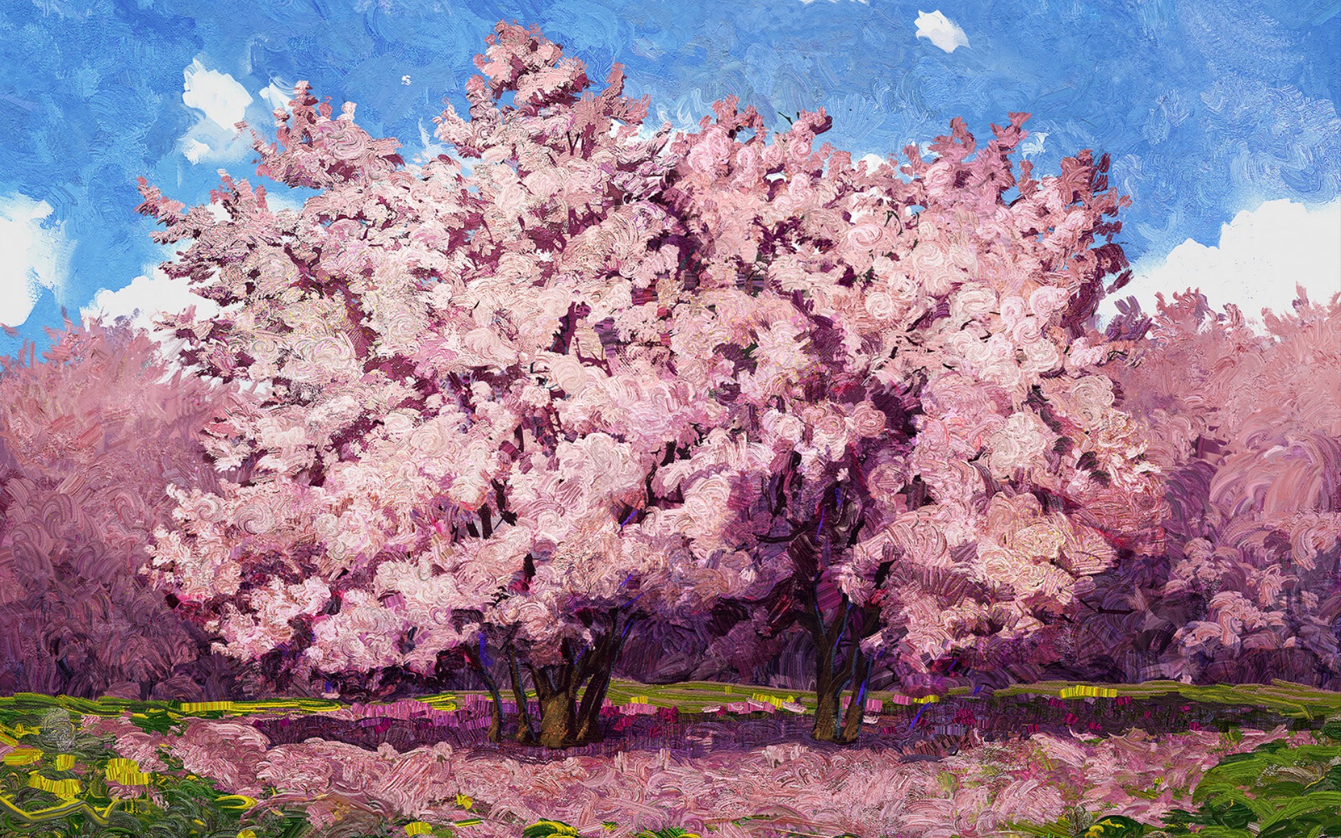 Cherry Blossom Tree 1920x1200
