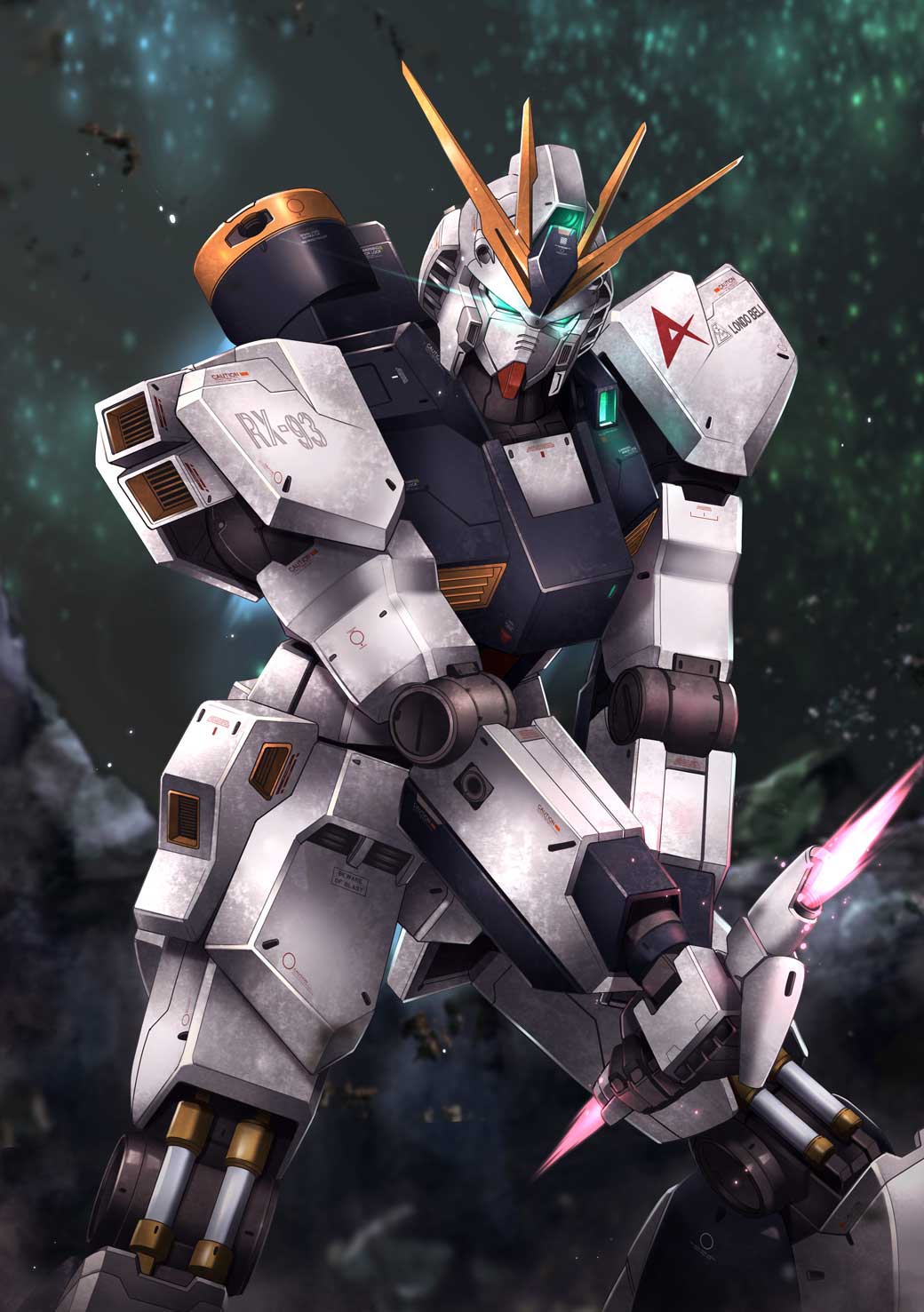 Anime Mech Gundam Mobile Suit Gundam Chars Counterattack Super Robot Wars Rx 93 V Gundam Nu Gundam A 1040x1477