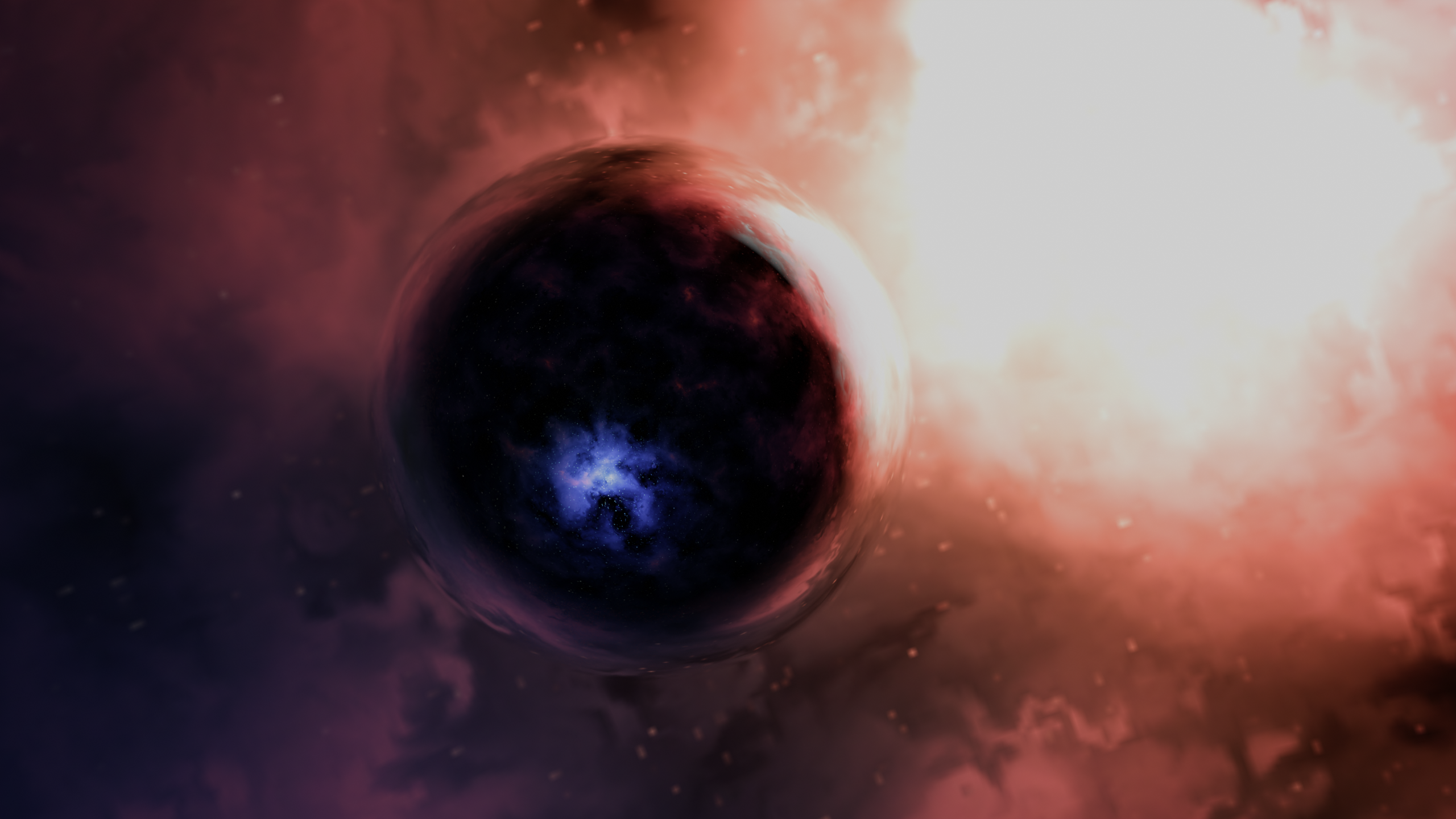 Black Holes Space Deep Space Daniel Radosa Blender 2560x1440