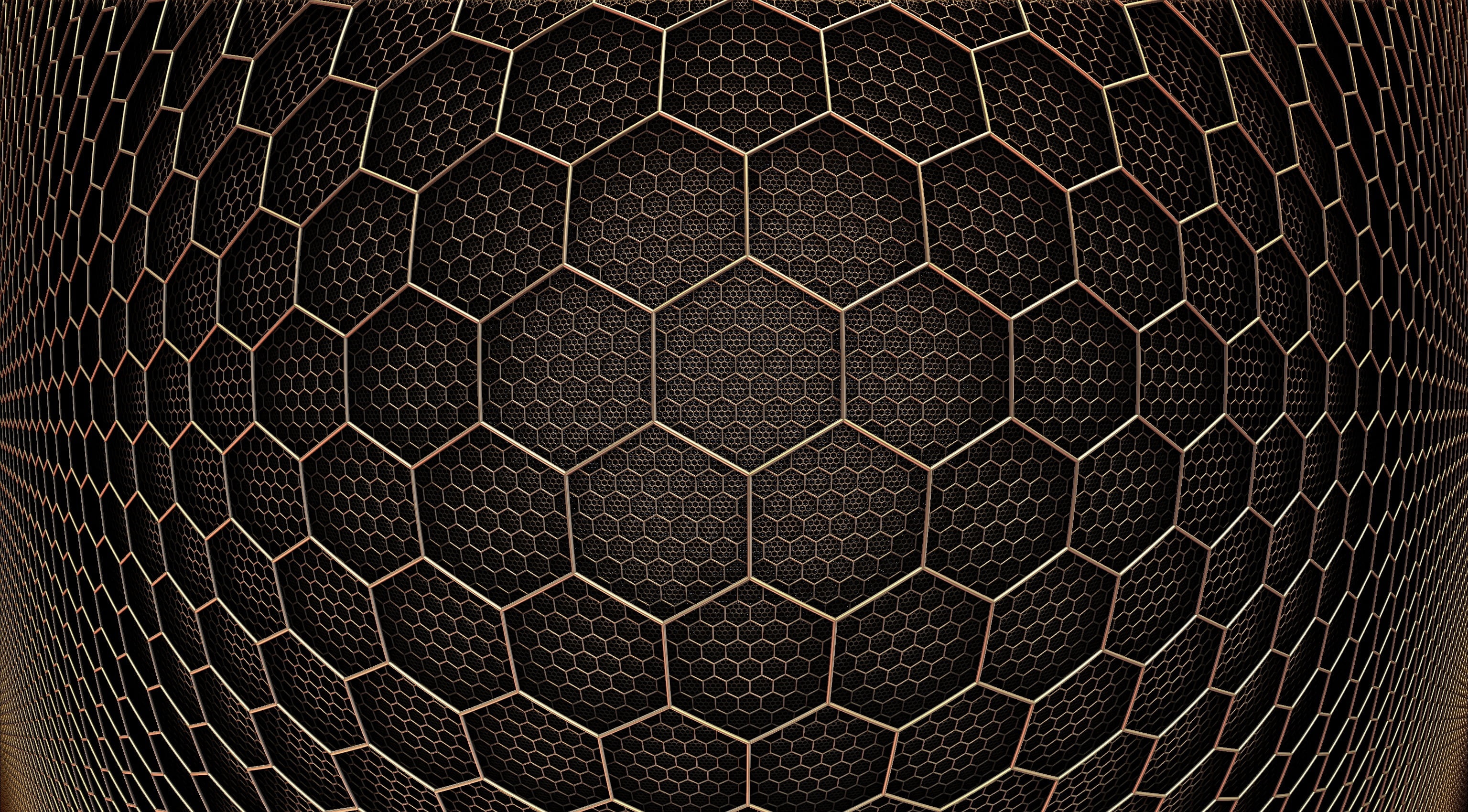 Abstract Hexagon 3072x1700