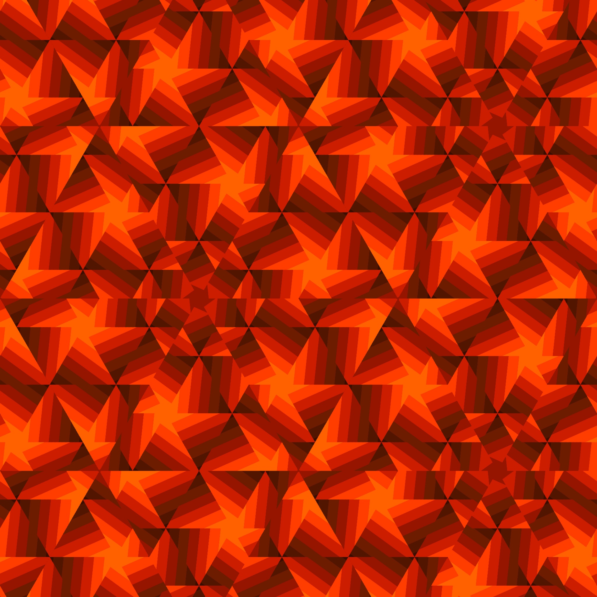Digital Orange Kaleidoscope 2048x2048