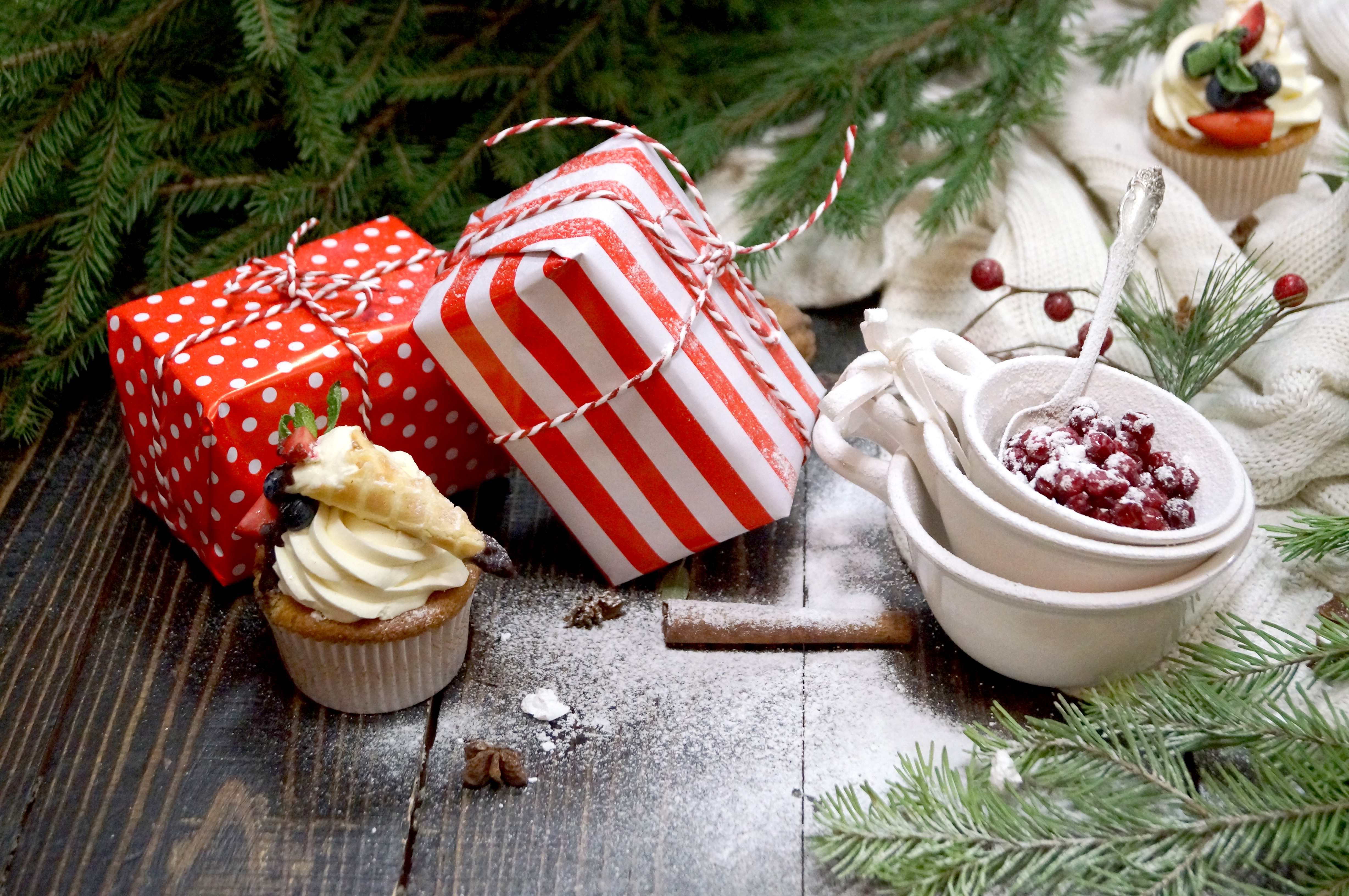 Berry Cranberry Cupcake Gift 4912x3264