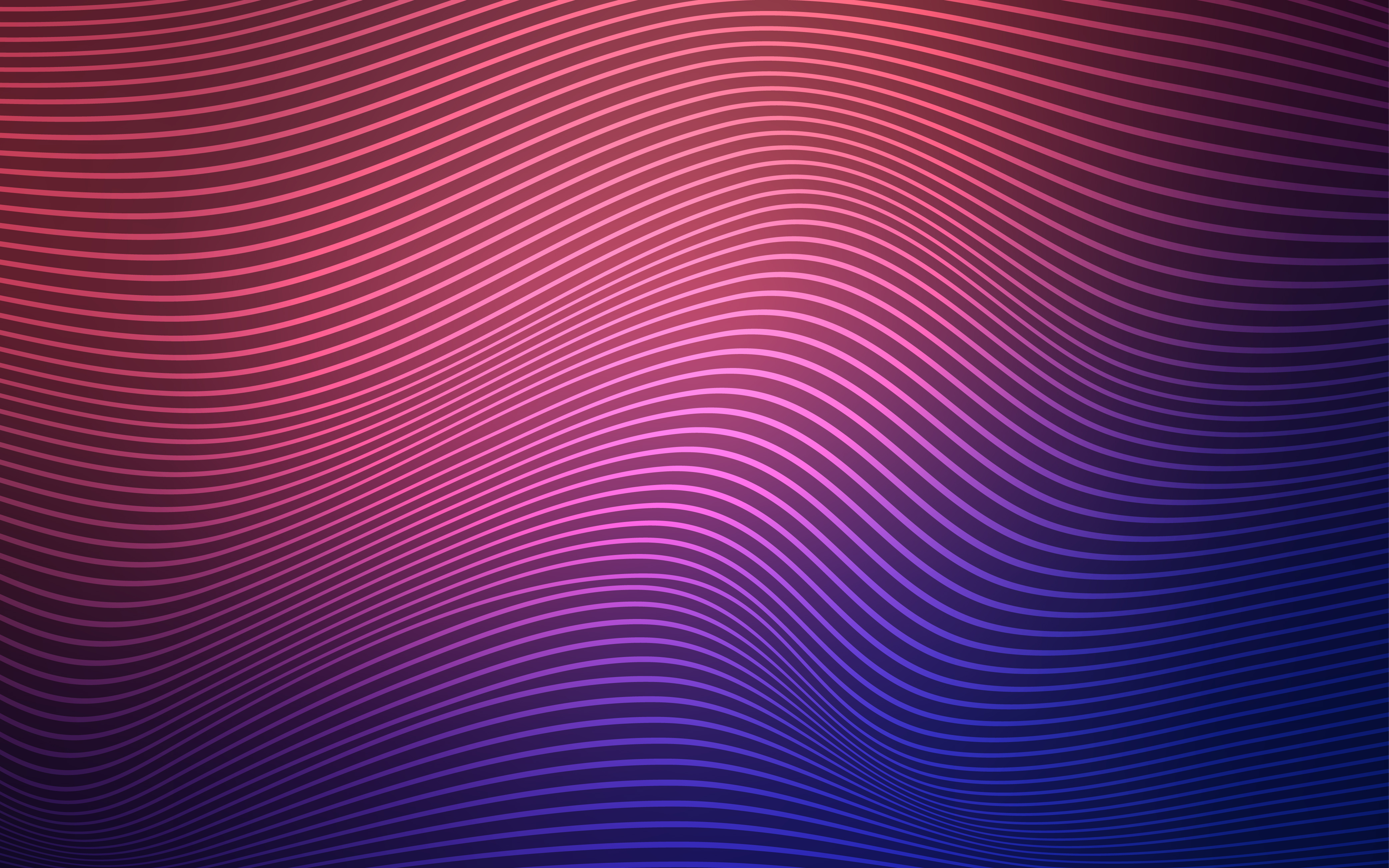 Abstract Purple Gradient Curved Artwork Geometry Pattern Blue Digital Art 4167x2604