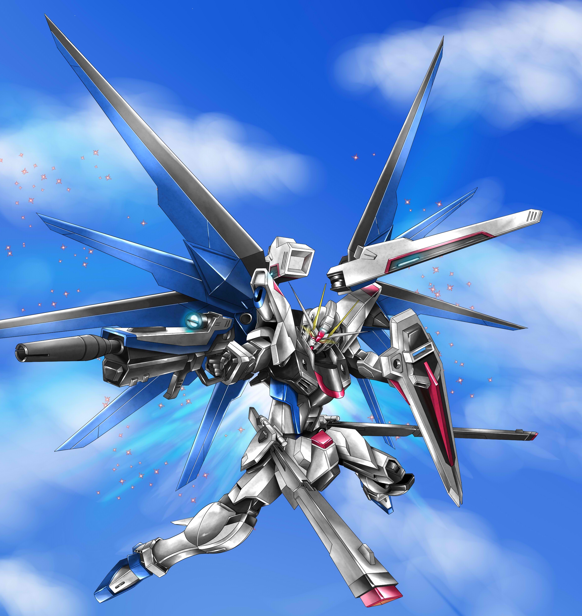 Anime Mechs Gundam Mobile Suit Gundam SEED Freedom Gundam Artwork Digital Art Fan Art Super Robot Wa 2316x2452