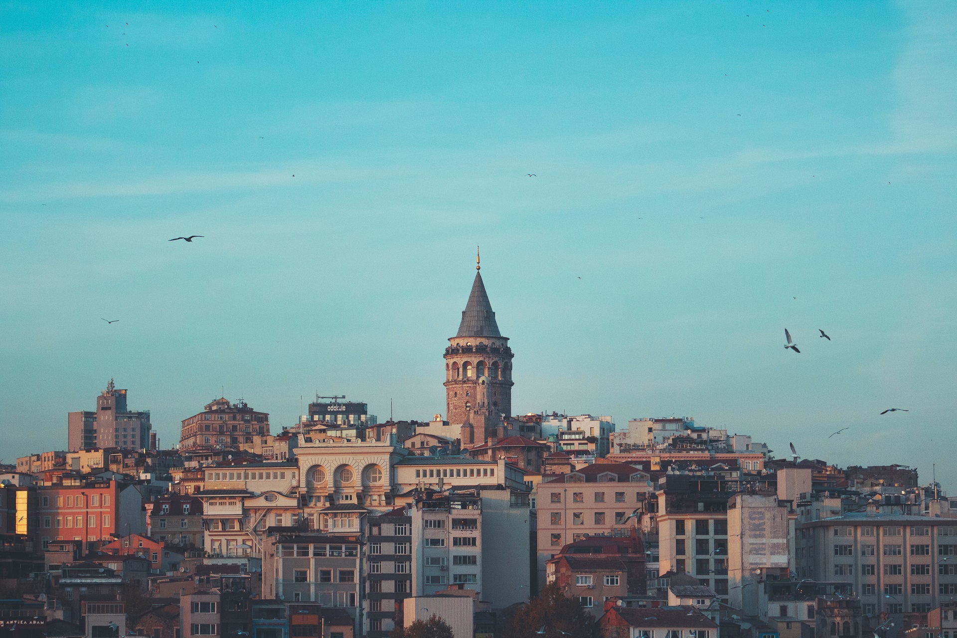 Istanbul Turkey City Building Architecture Tower Galata Kulesi 1920x1280