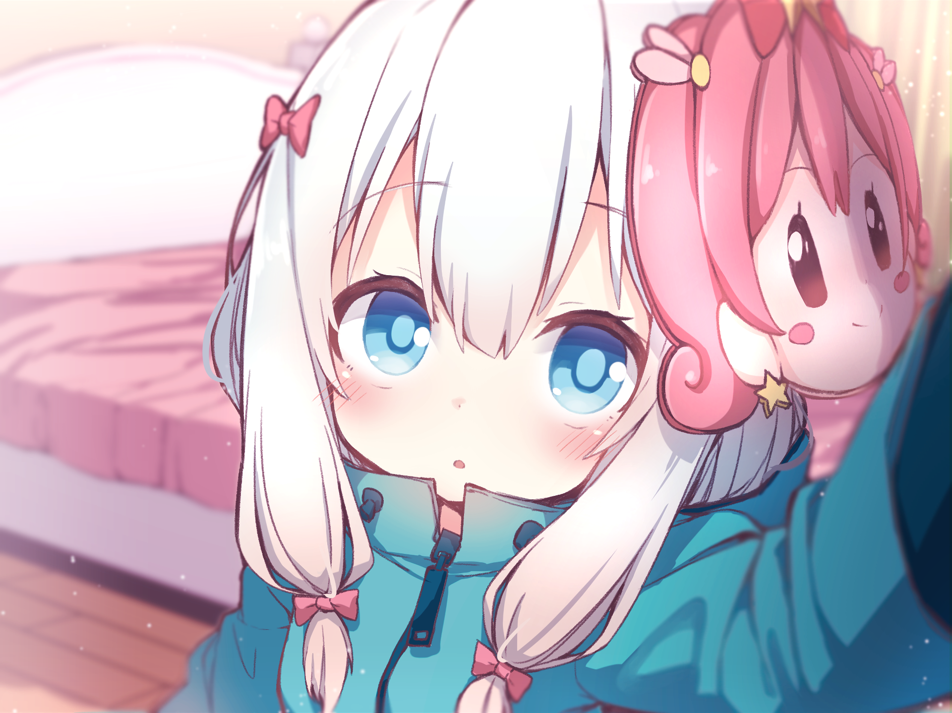 Eromanga Sensei Izumi Sagiri Aqua Eyes Anime Girls Anime 1920x1438