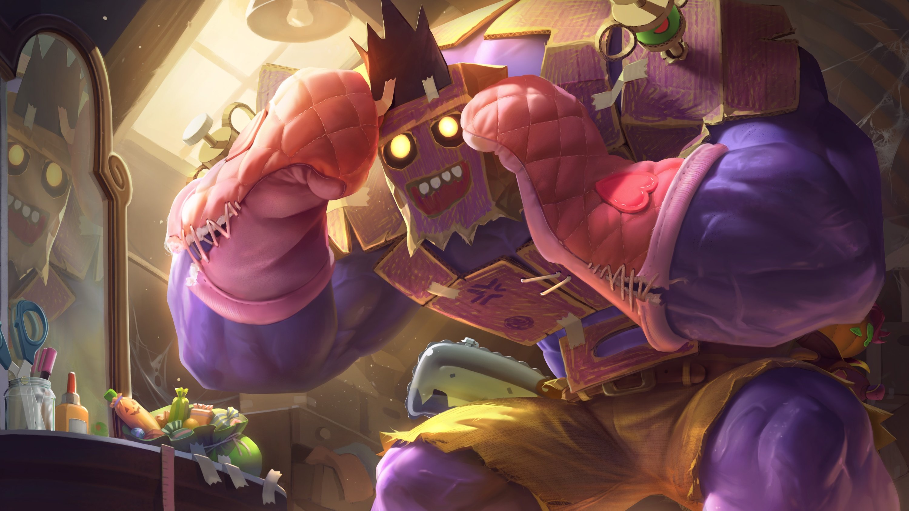 League Of Legends Dr Mundo Dr Mundo League Of Legends Mundo Mundo Riot Games Digital Art 3000x1687