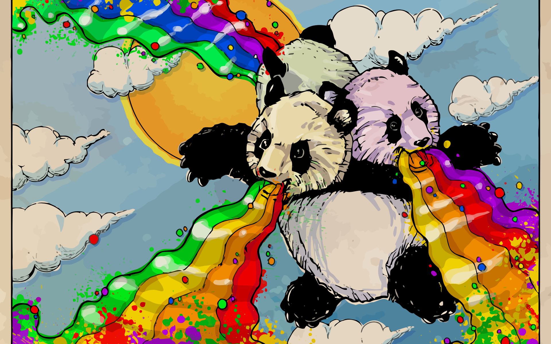 Humor Panda 1920x1200