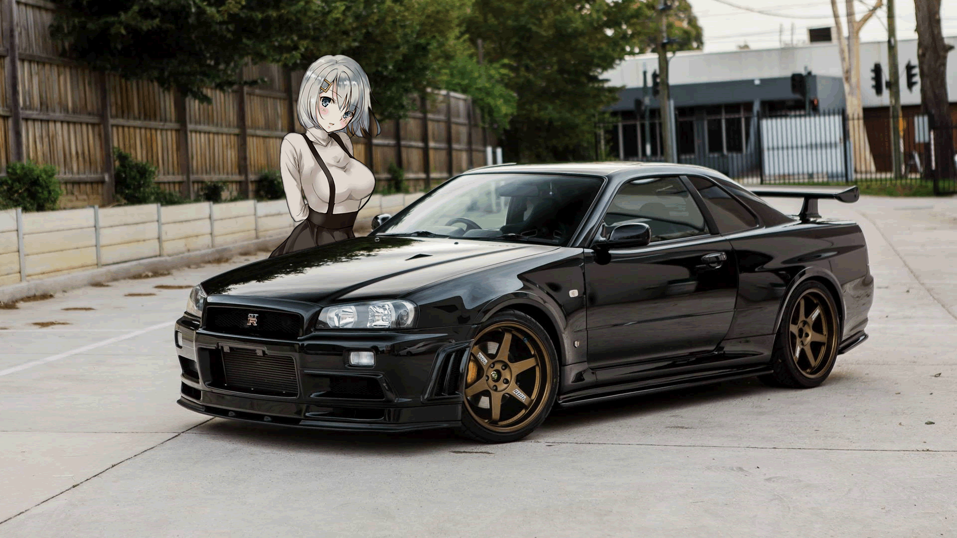jdm cars and girls wallpaper
