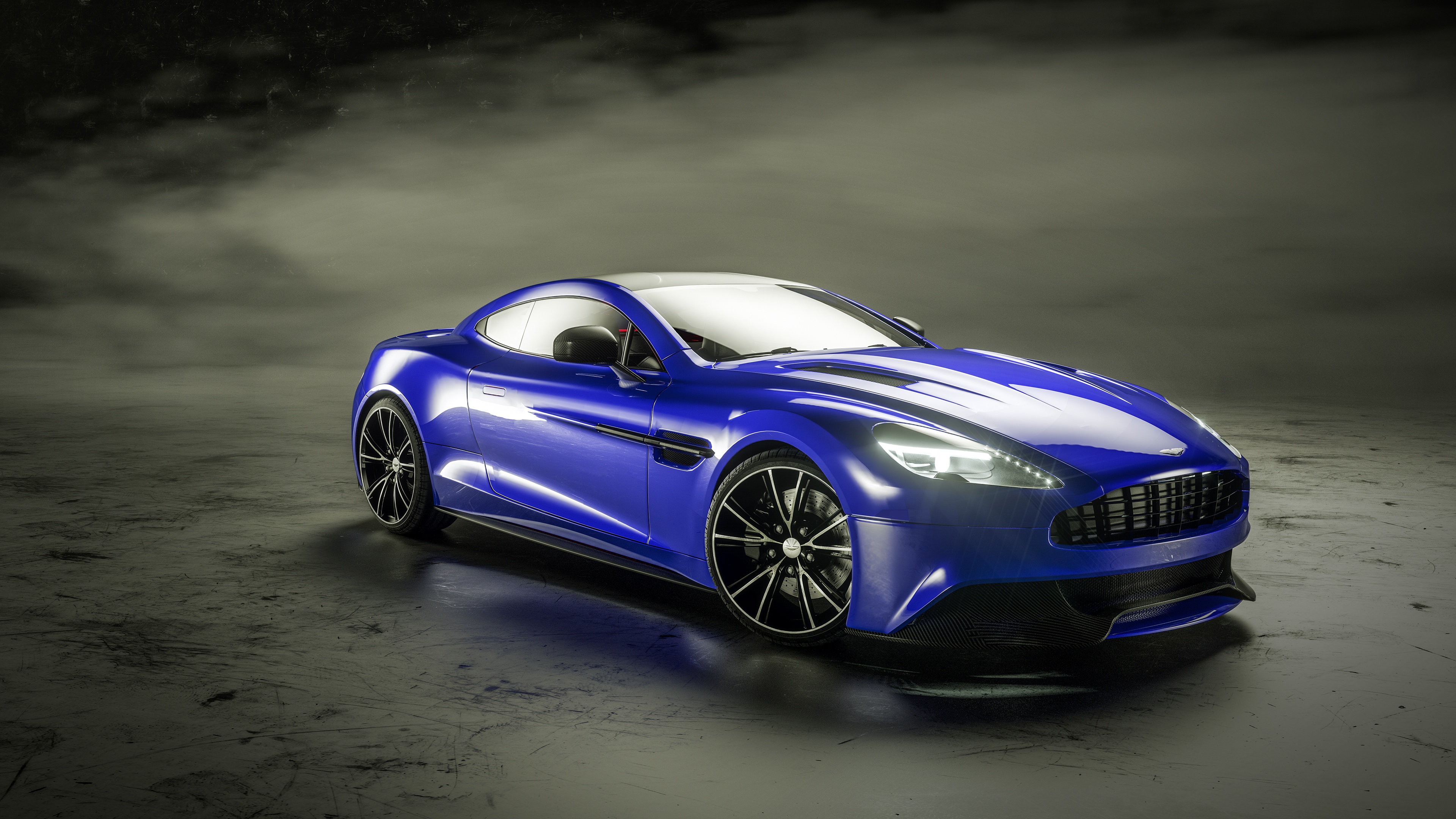 Aston Martin Blue Car Car Grand Tourer Supercar 3840x2160