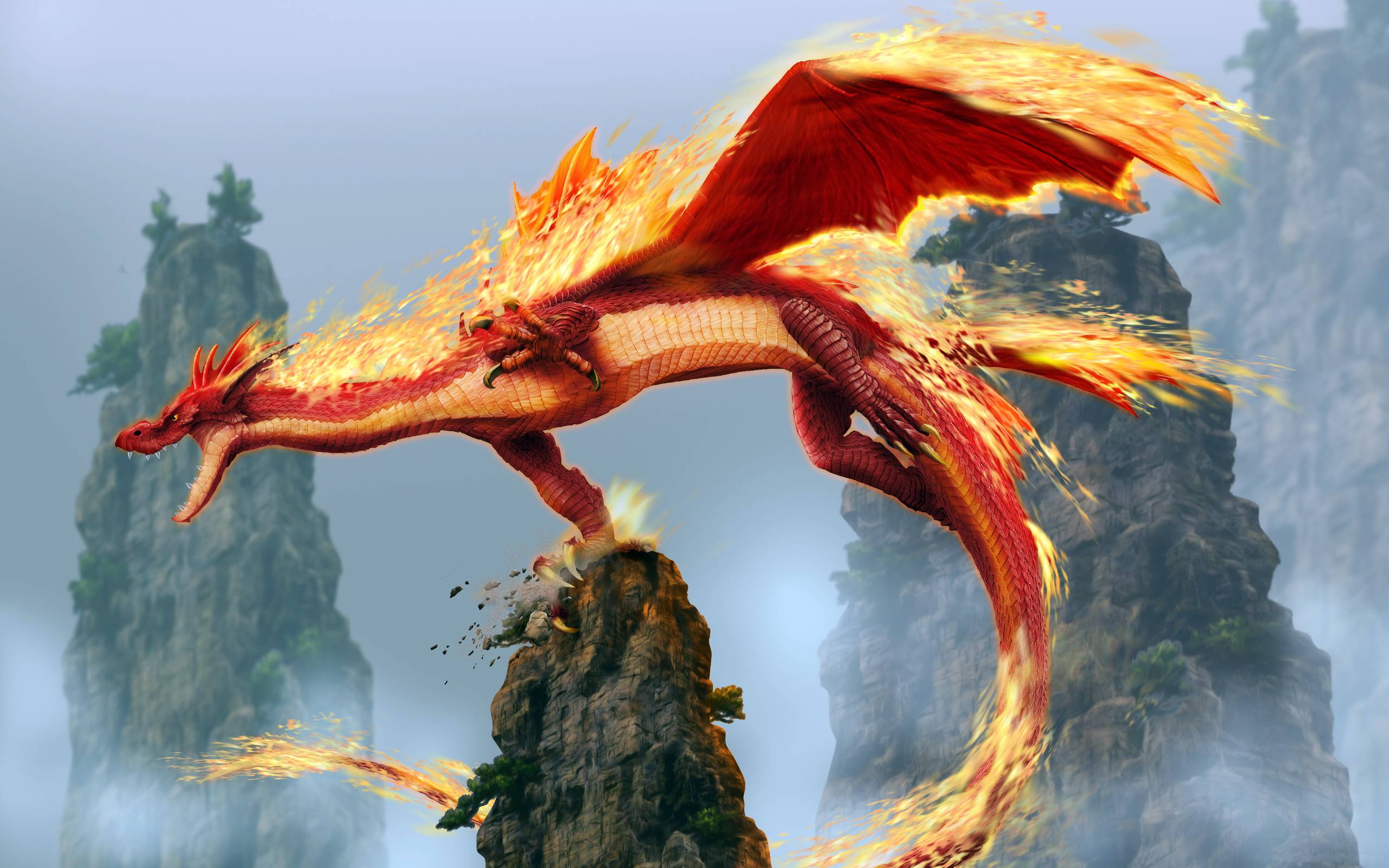 Fantasy Dragon 2560x1600