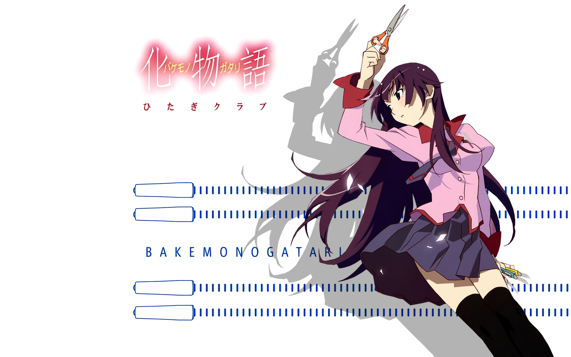 Monogatari Series Senjougahara Hitagi Anime Girls 1920x1200