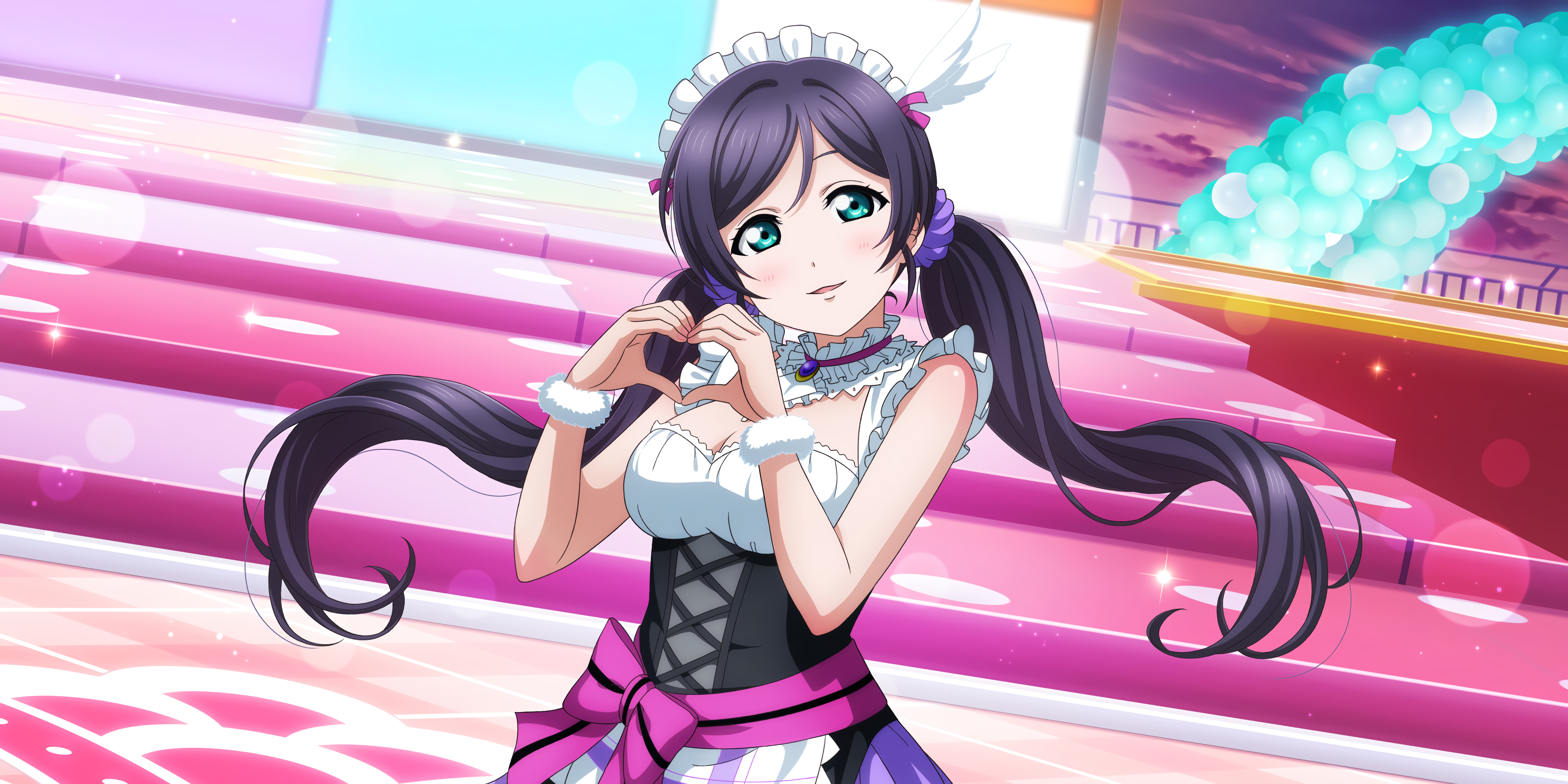 Love Live Toujou Nozomi Anime Girls 3600x1800