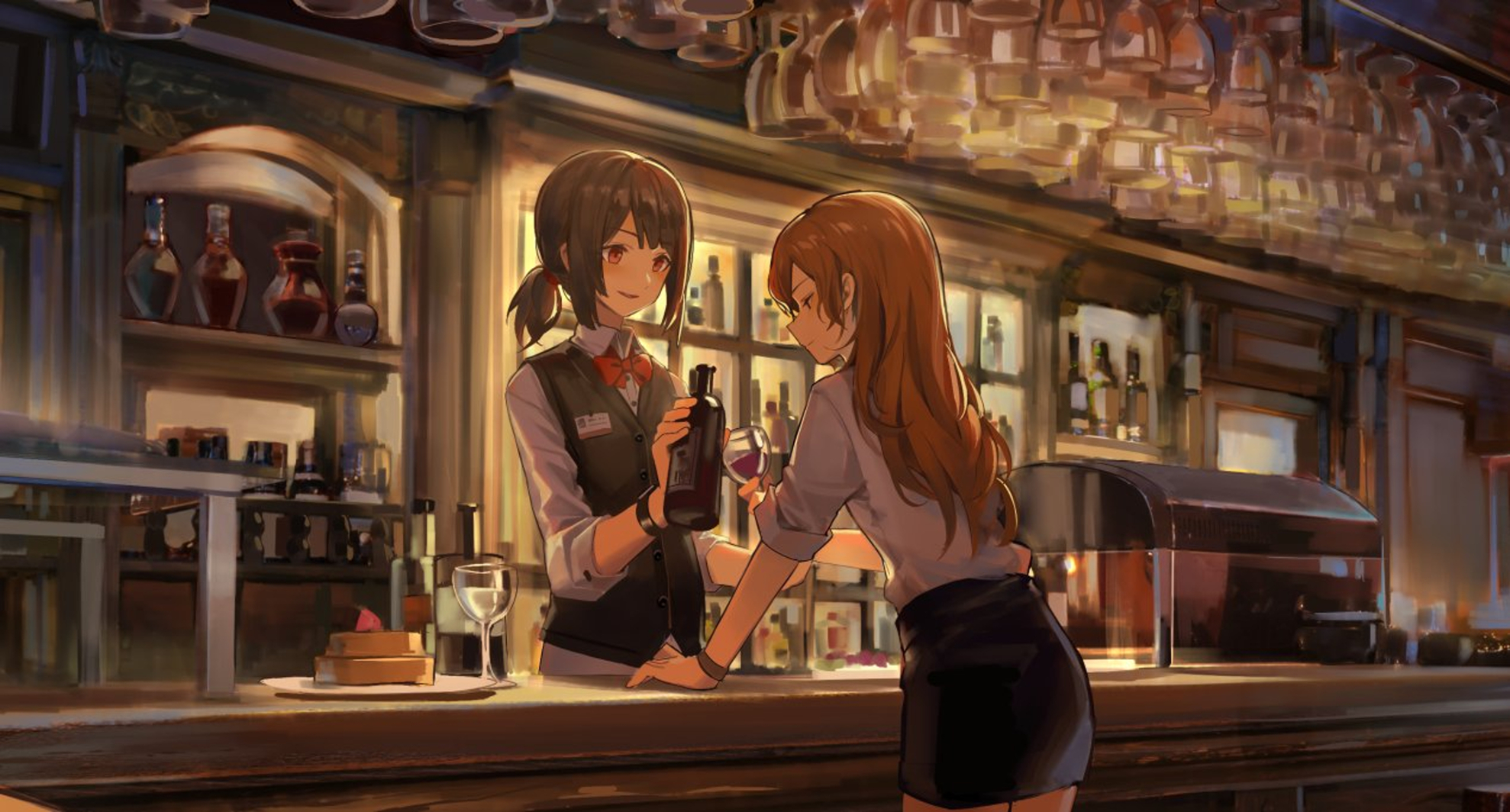 棋牌场景酒吧 御纸 Scenery background Episode backgrounds Anime background