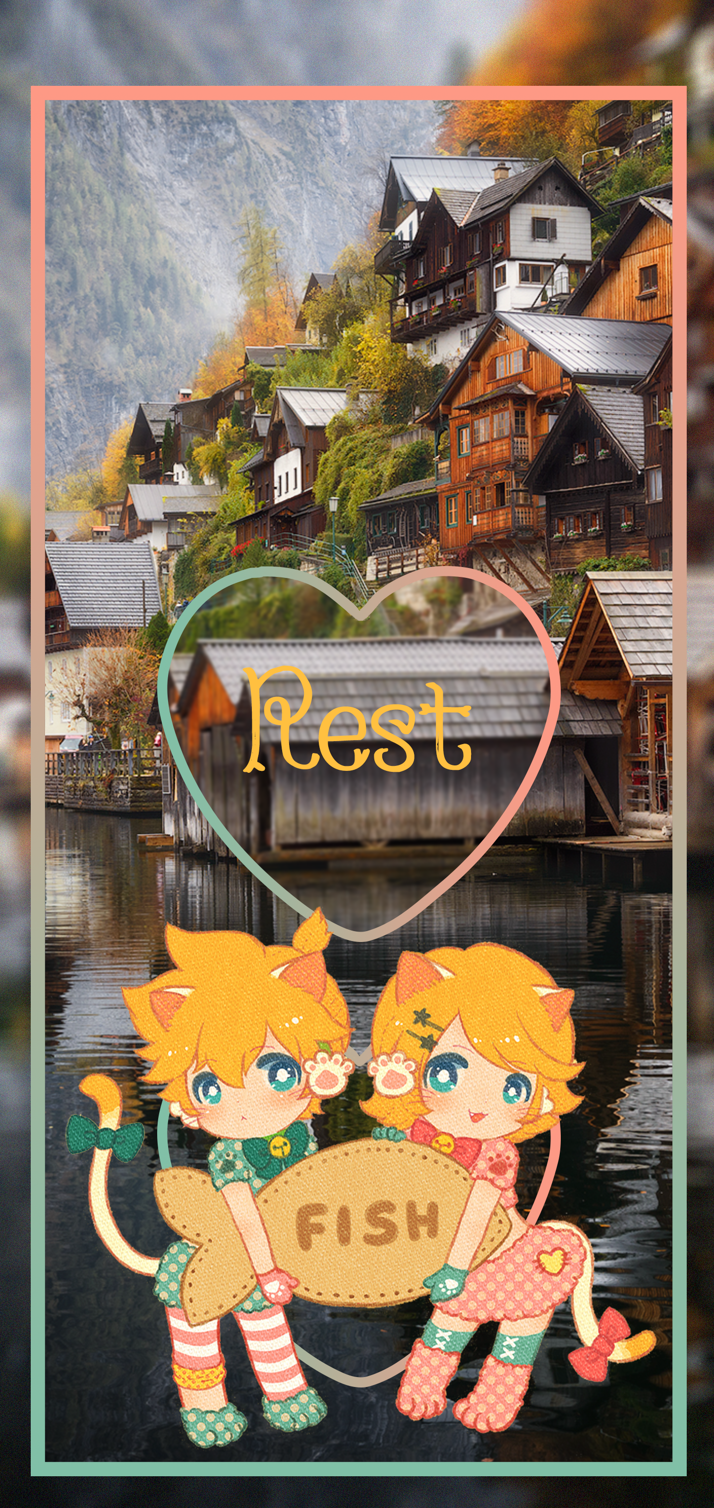 Picture In Picture Anime Girls Kagamine Len Kagamine Rin Anime Boys Anime Vocaloid 1440x3040