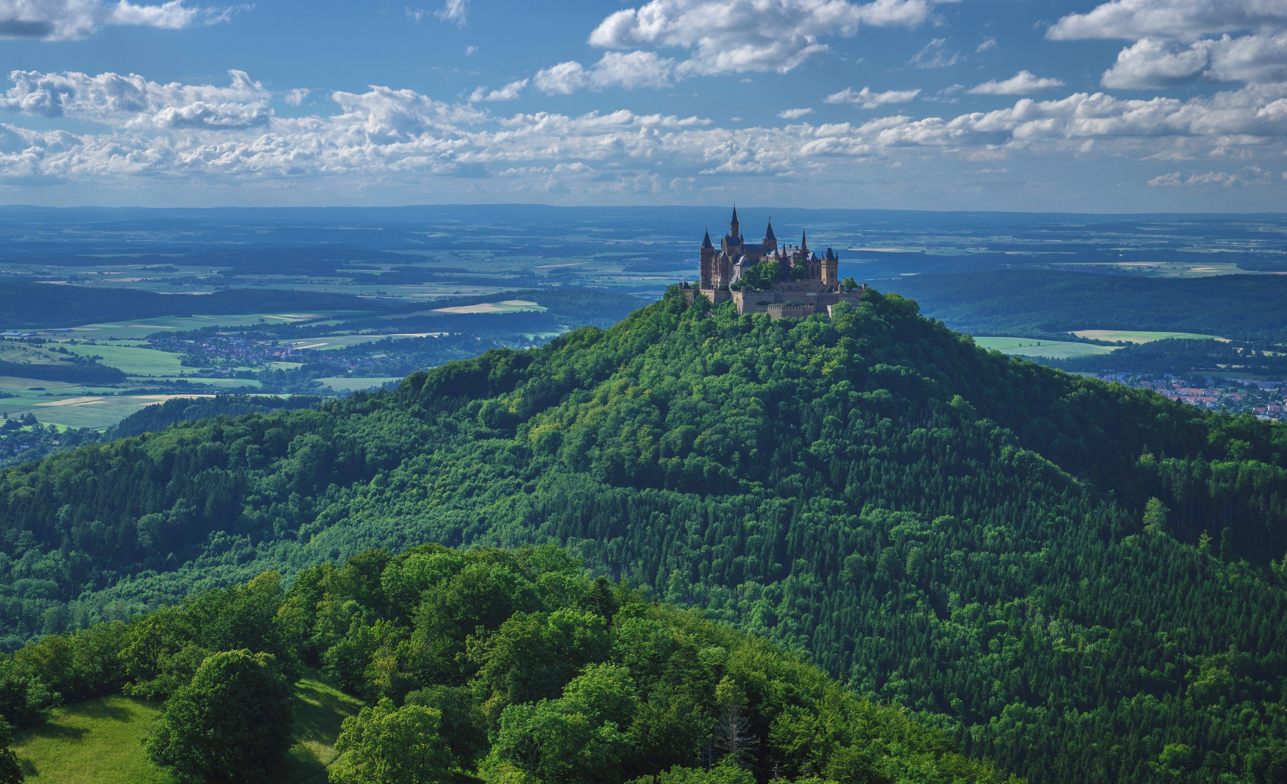 Forest Castle Germany Hill 2500x1523