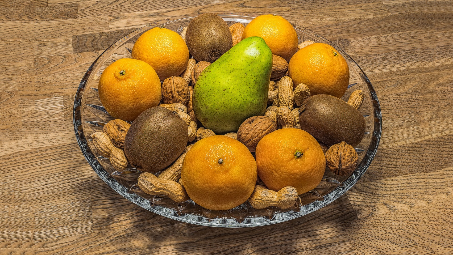 Kiwi Pear Orange Fruit Nut 1921x1080