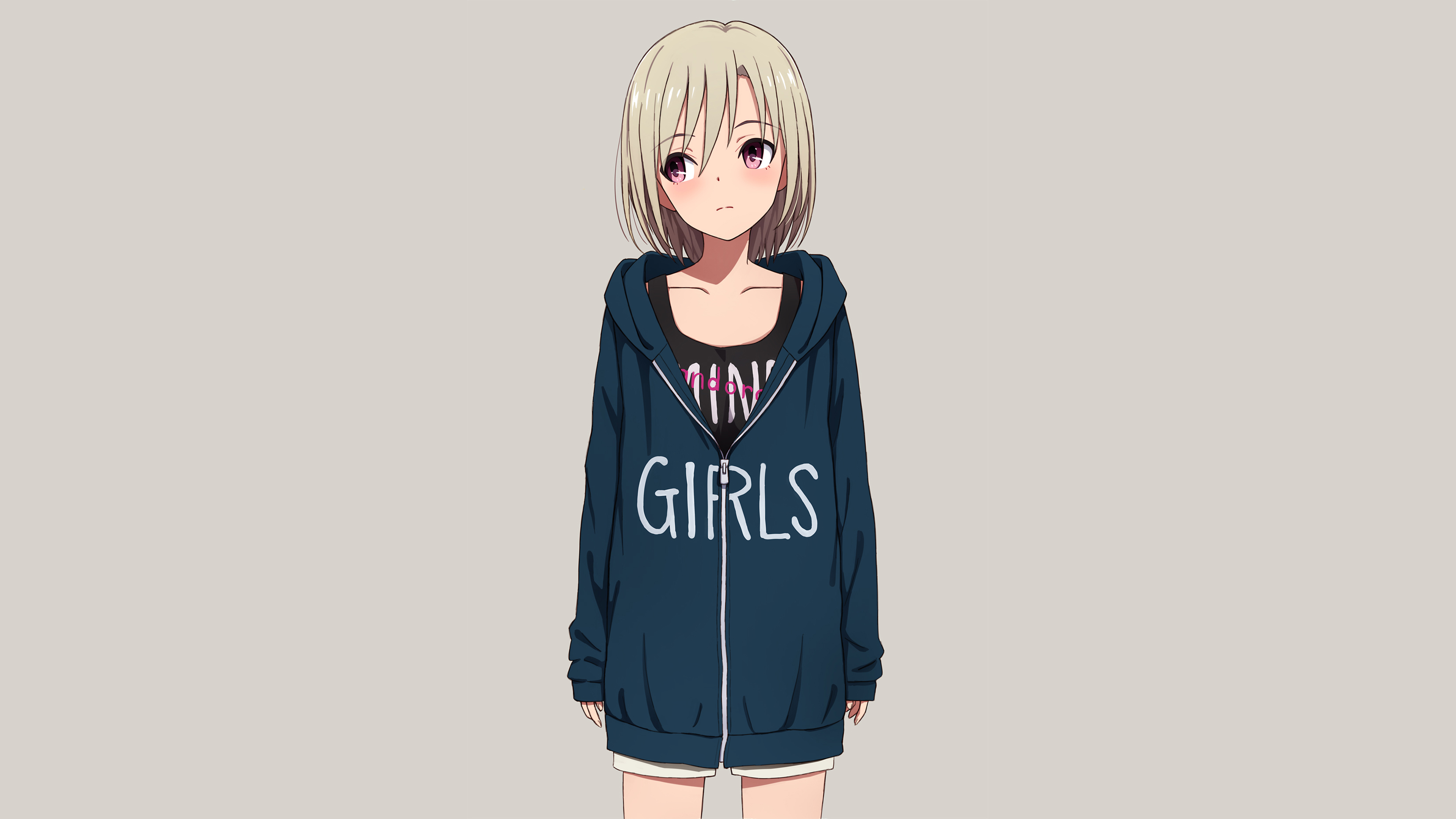 Anime Girls Anime Original Characters Standing 3840x2160