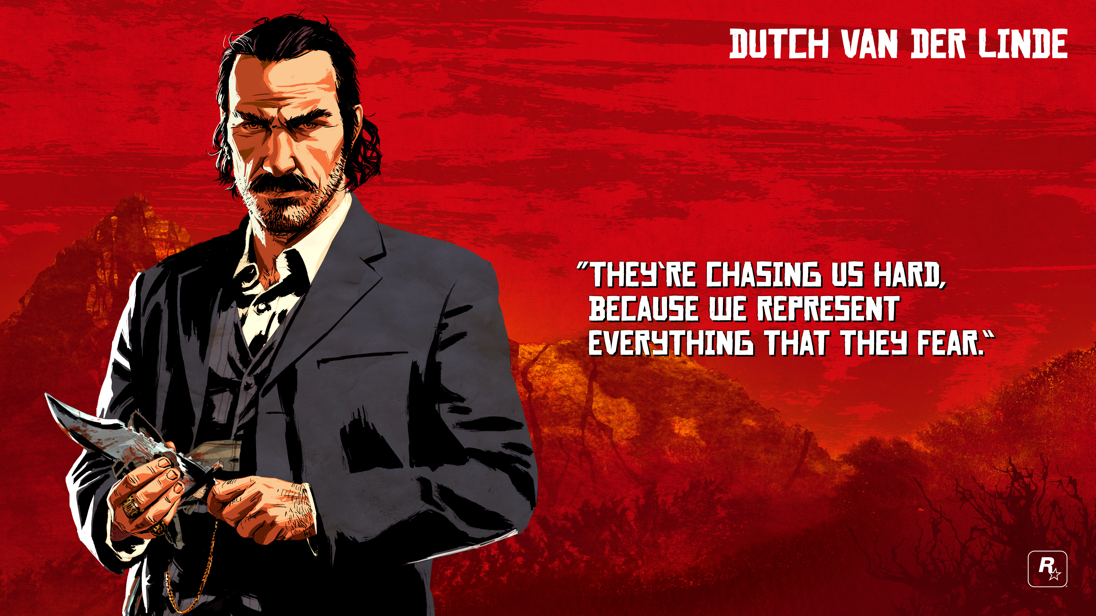 Dutch Van Der Linde Red Dead Redemption 2 Quote Video Games 3840x2160