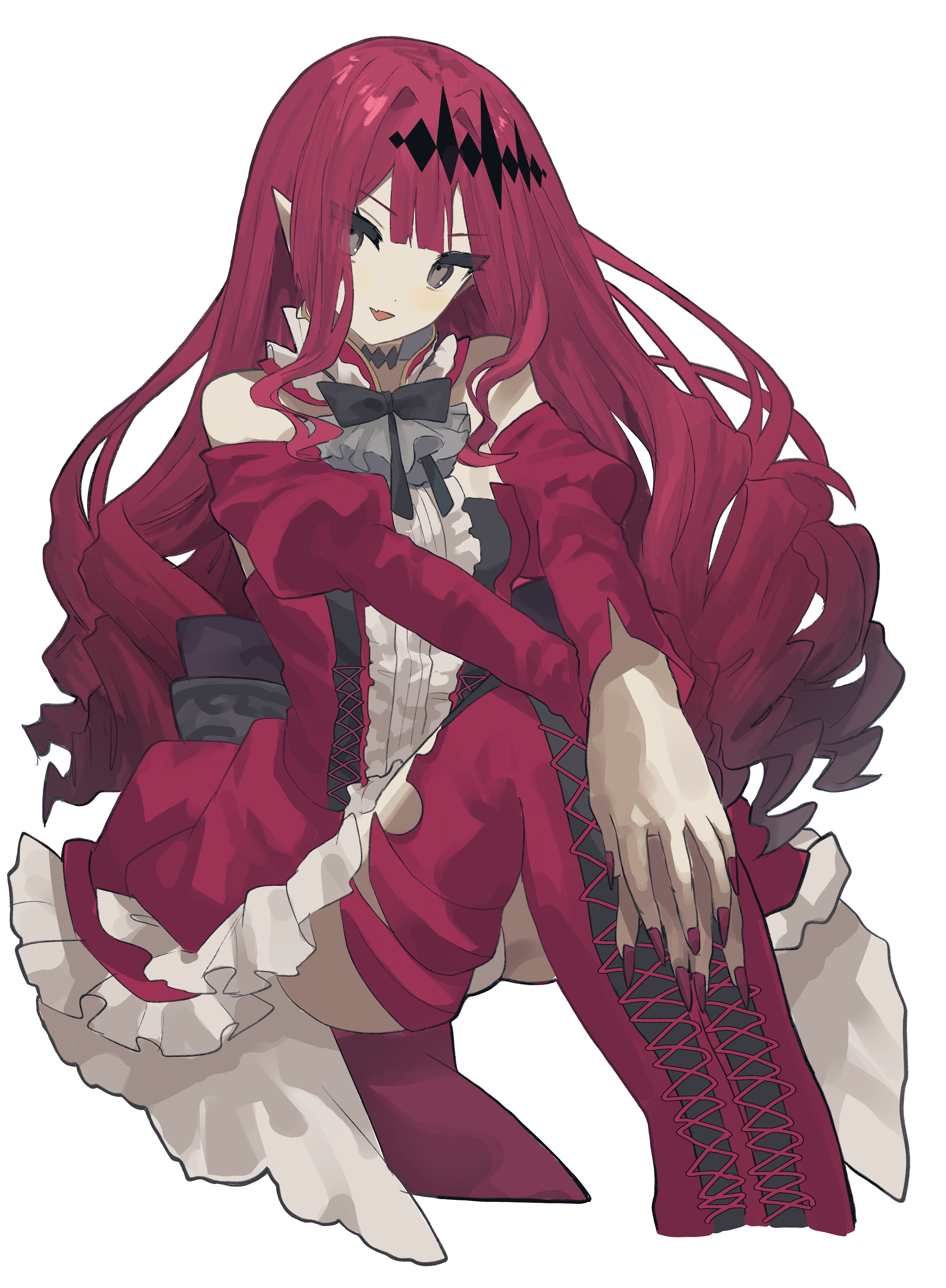Anime Anime Girls Fate Series Fate Grand Order Baobhan Sith Long Hair Redhead Artwork Digital Art Fa 5294x7210
