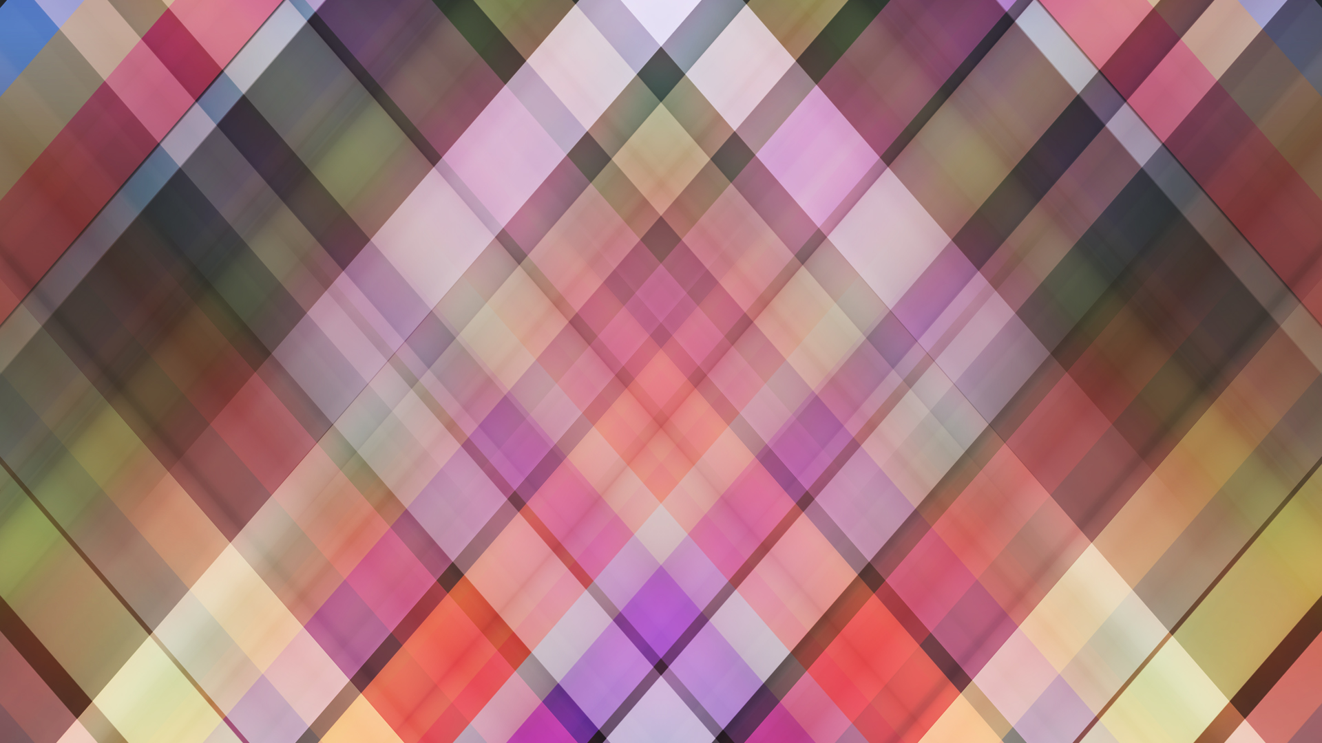 Colorful Digital Art Geometry Gradient Pattern Plaid 1920x1080