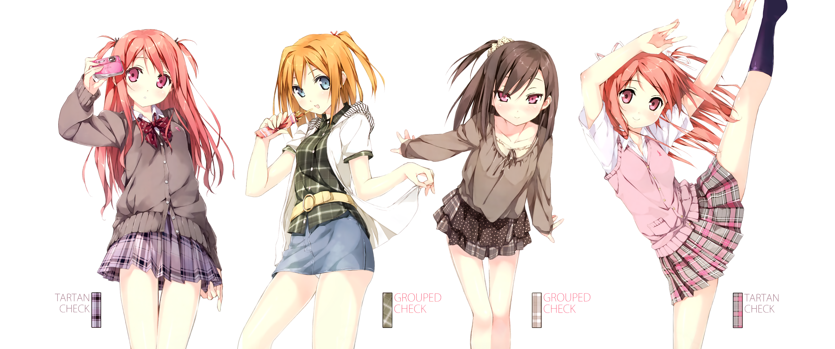 Afterschool Of The 5th Year Anime Girls 3500x1464