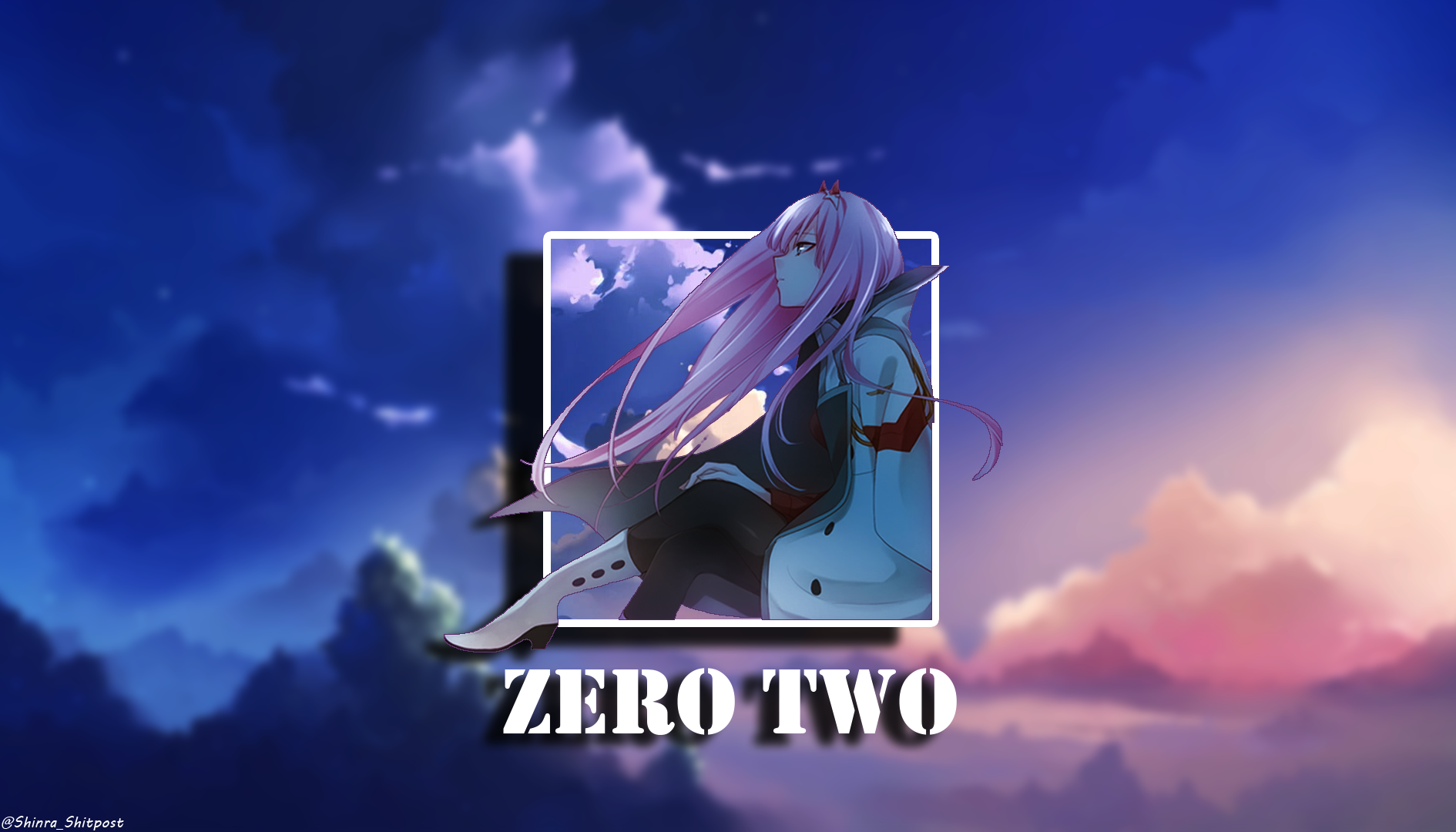 Zero Two Darling In The FranXX Anime Girls Landscape 1890x1080