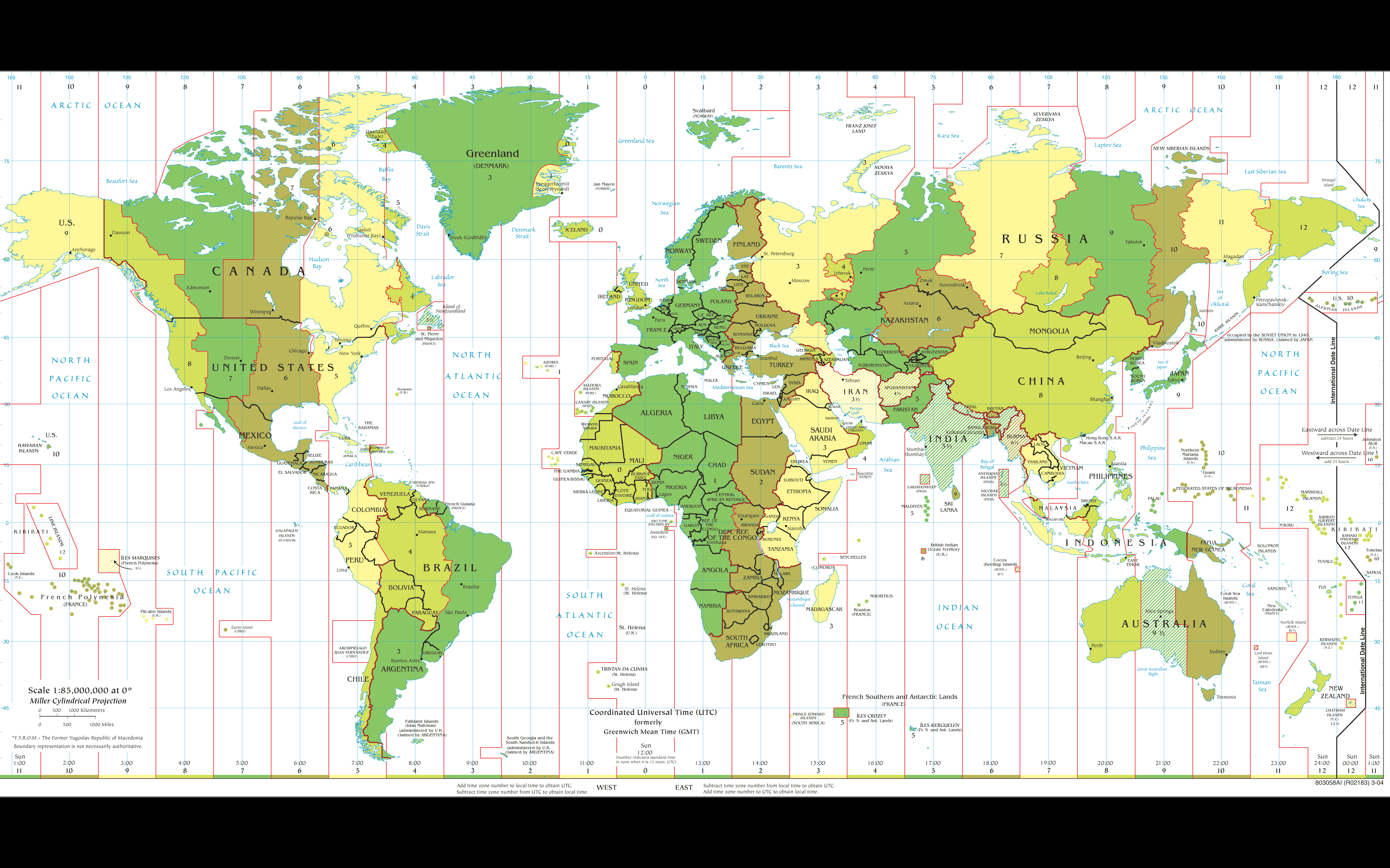 Misc World Map 3728x2330