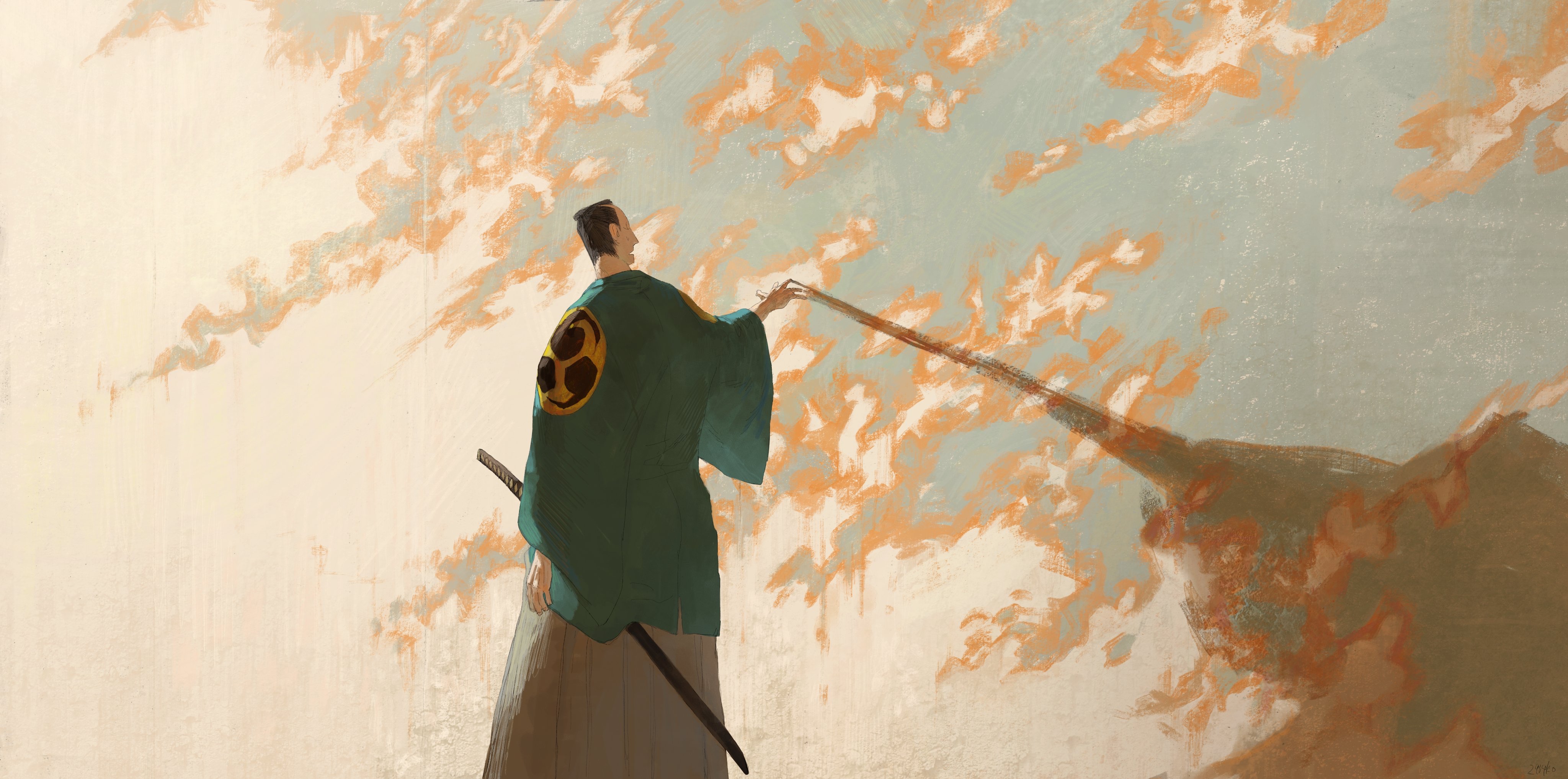 Fantasy Samurai 4096x2035