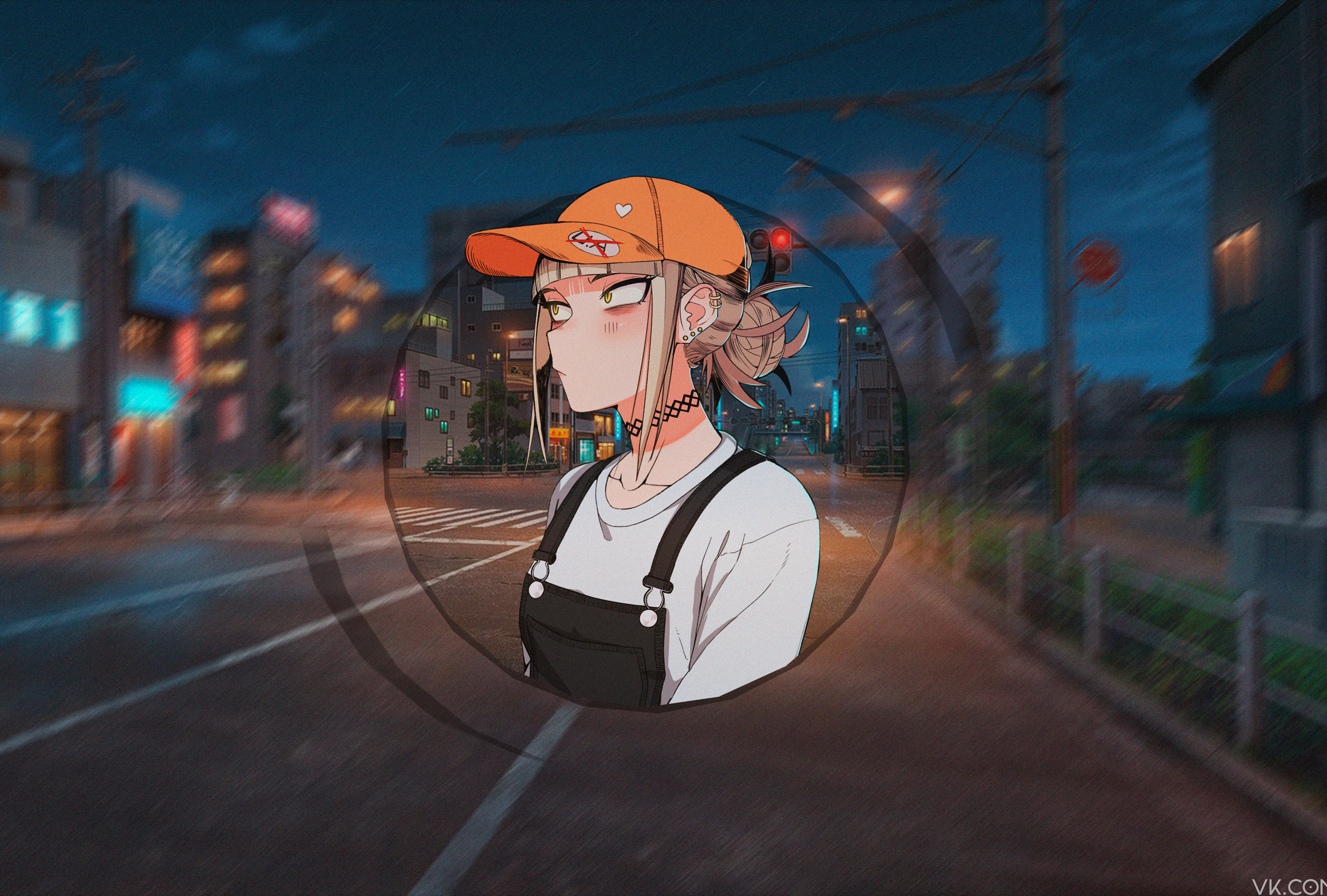 Boku No Hero Academia Himiko Toga Anime Anime Girls Urban City Women With Hats 3198x2160