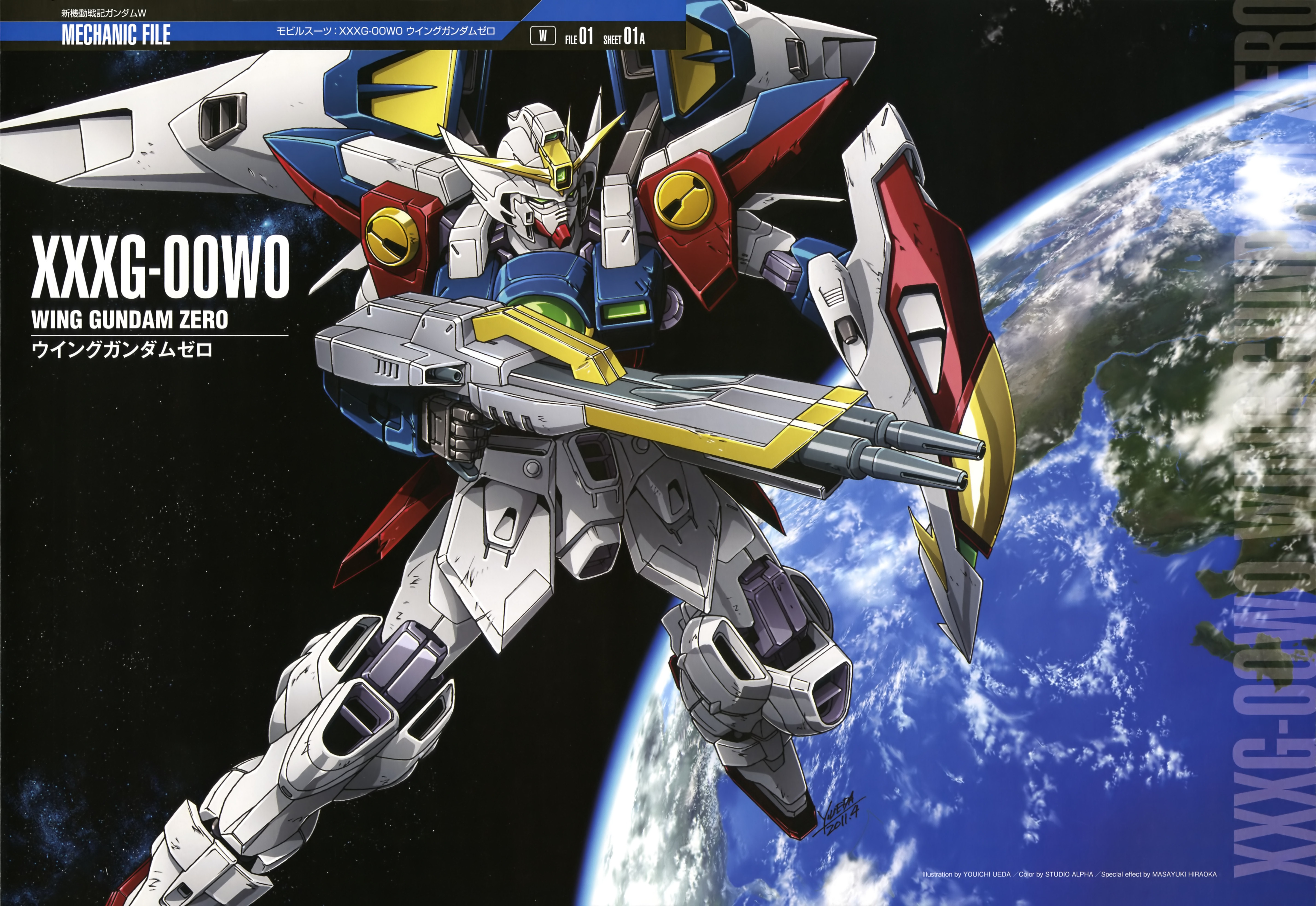Anime Mech Gundam Mobile Suit Gundam Wing Super Robot Wars Wing Gundam Zero Artwork Digital Art Offi 5714x3934