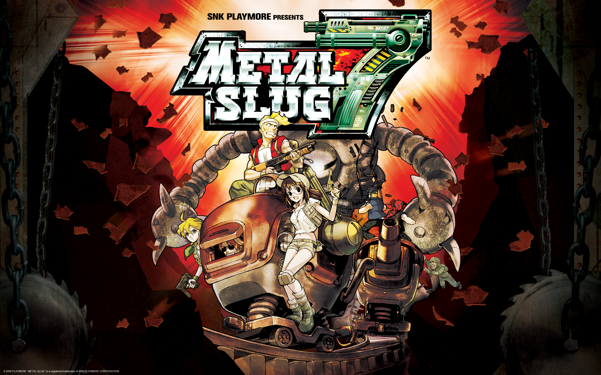 Metal Slug Metal Slug 7 Video Games Video Game Art SNK 1920x1200