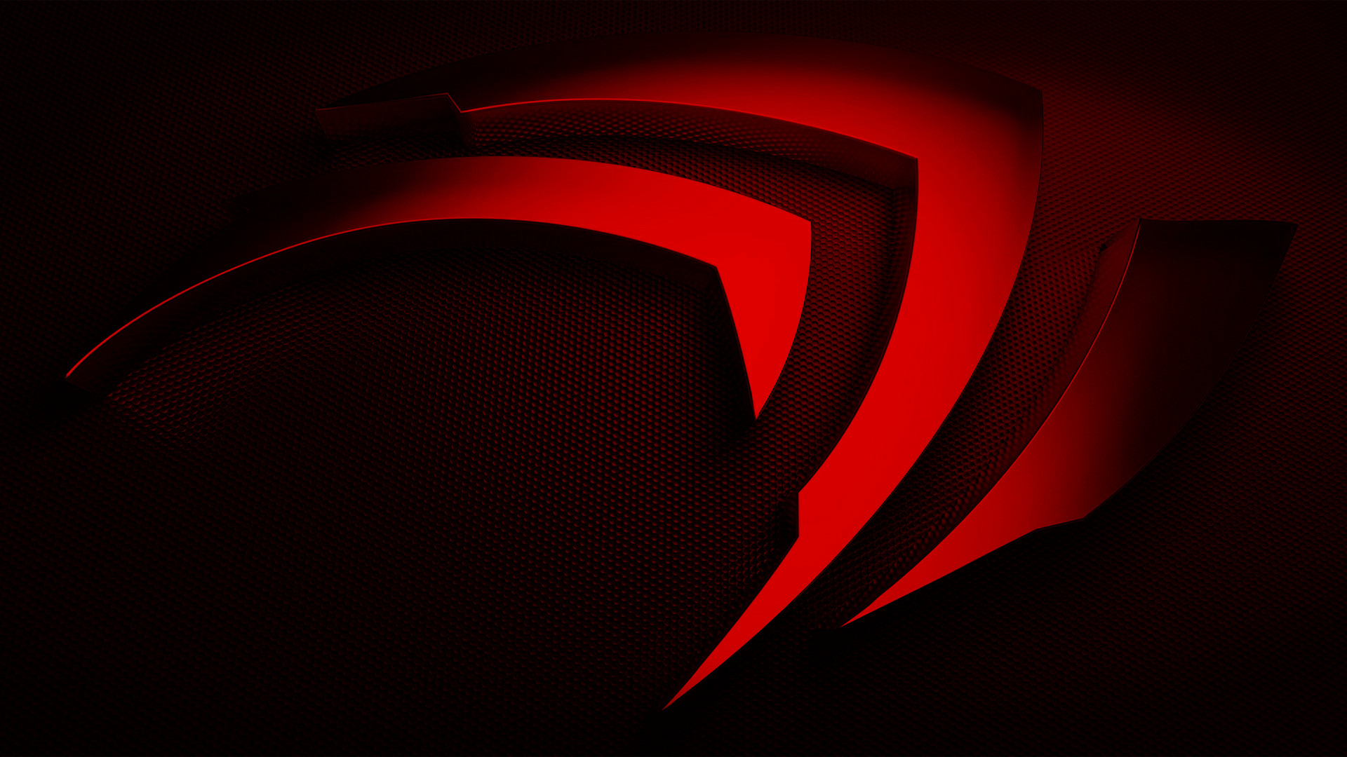 Nvidia Red Logo Abstract 3D Abstract 1920x1080