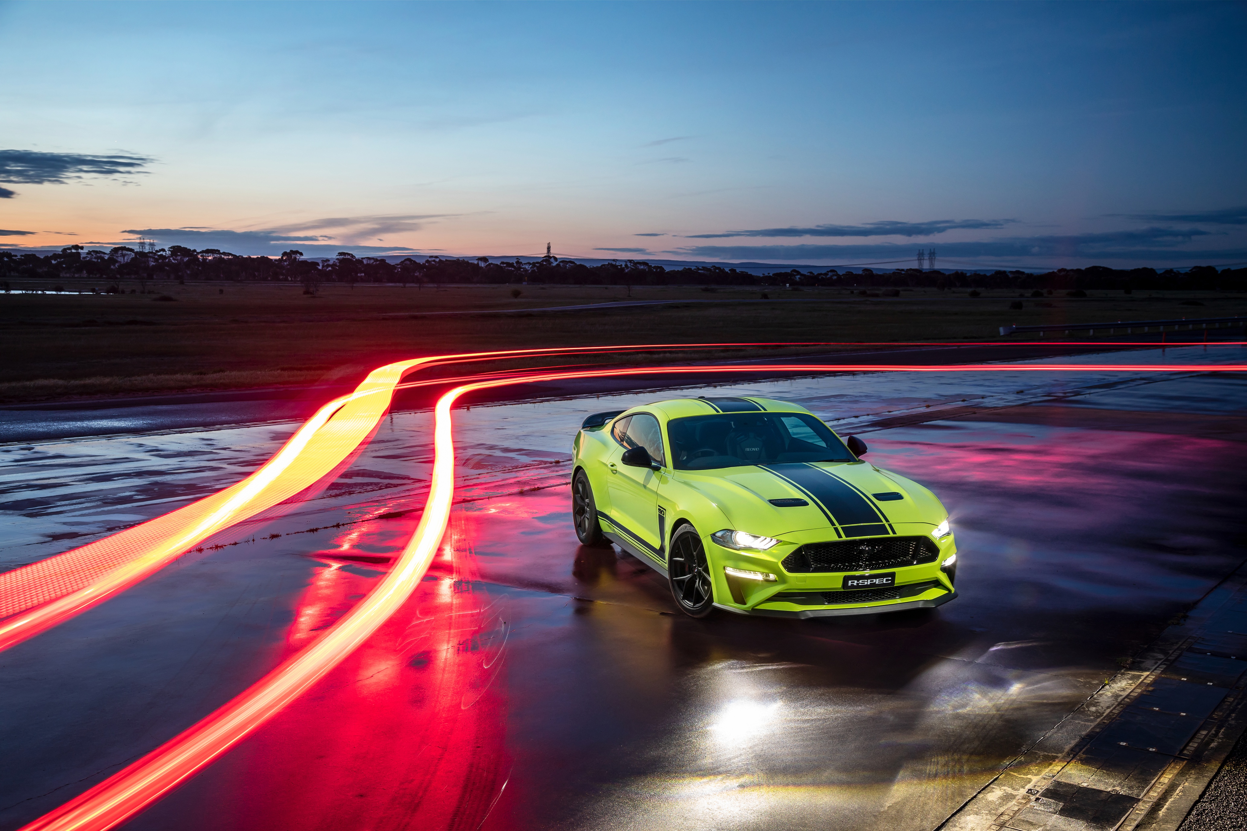 Ford Ford Mustang Car Time Lapse Green Car Muscle Car 4134x2756