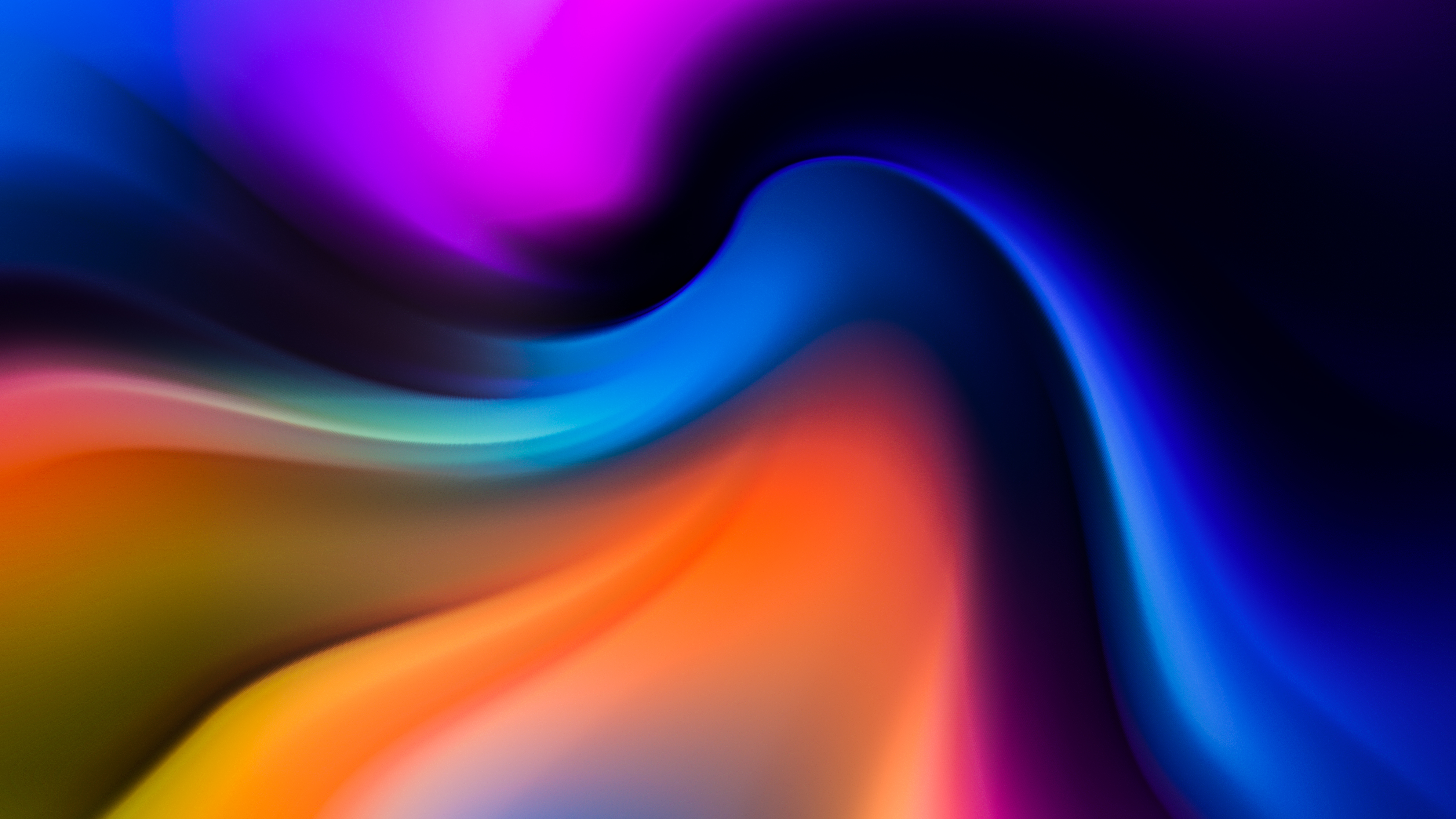 Digital Art Abstract Colorful Blue 7680x4320