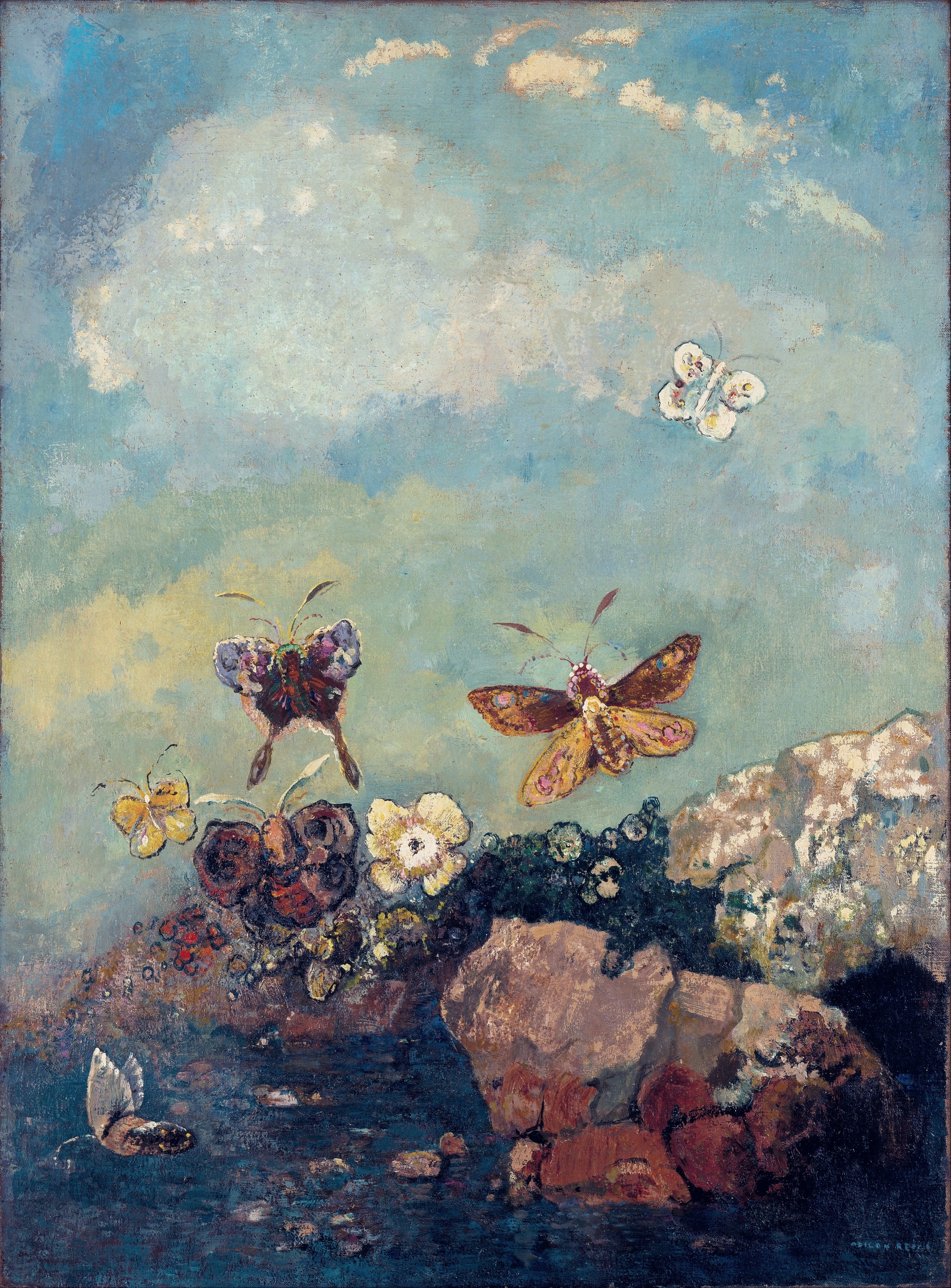 Odilon Redon Impressionism Symbolism Expressionism Fantasy Art Artwork Traditional Art Watercolor Oi 3031x4103