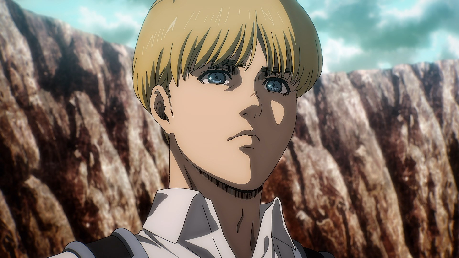 Anime Anime Boys Anime Screenshot Blonde Armin Arlert Shingeki No Kyojin Artwork Digital Art 1920x1080