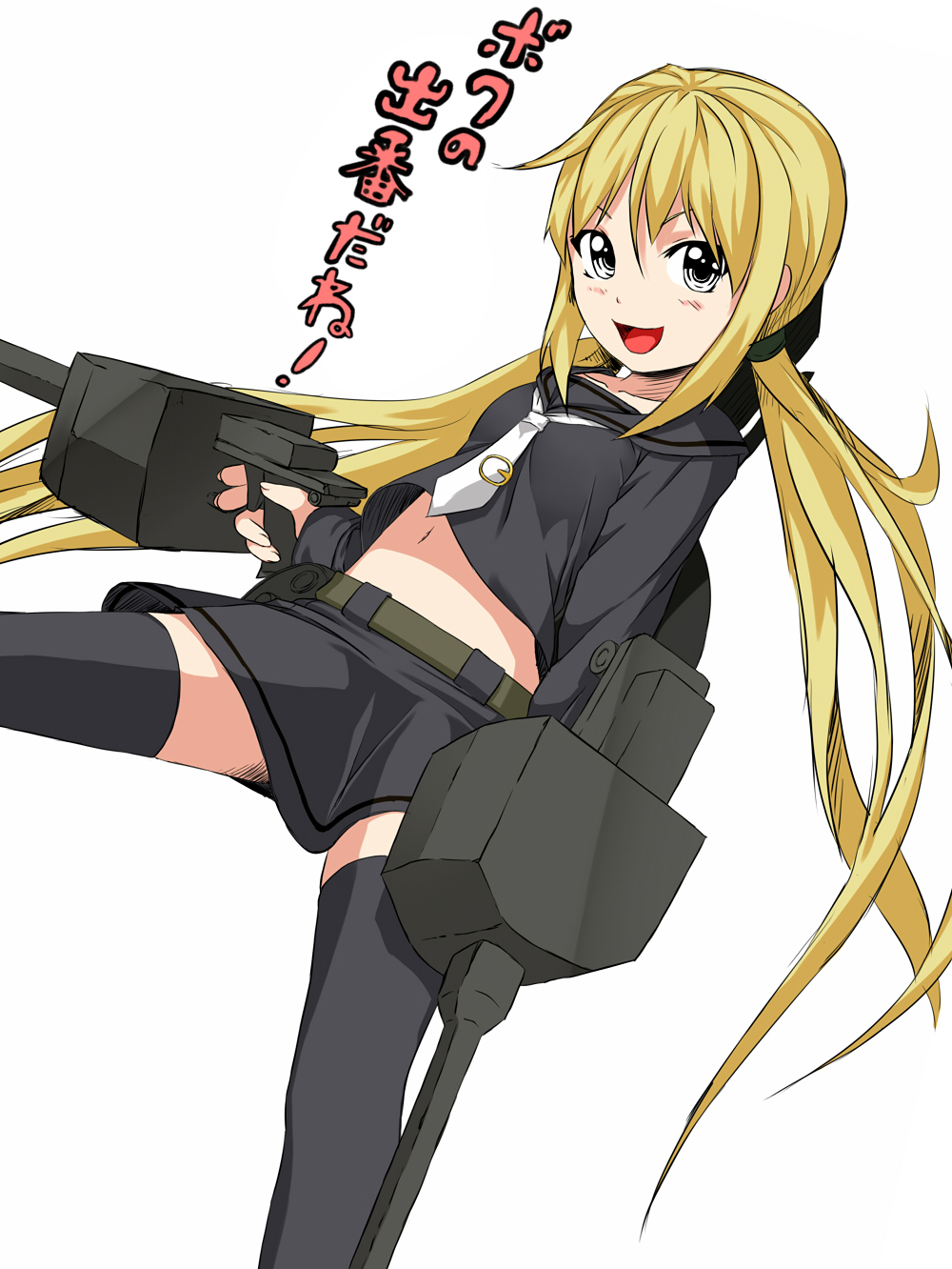 Anime Anime Girls Kantai Collection Satsuki Kancolle Long Hair Blonde Artwork Digital Art Fan 3898