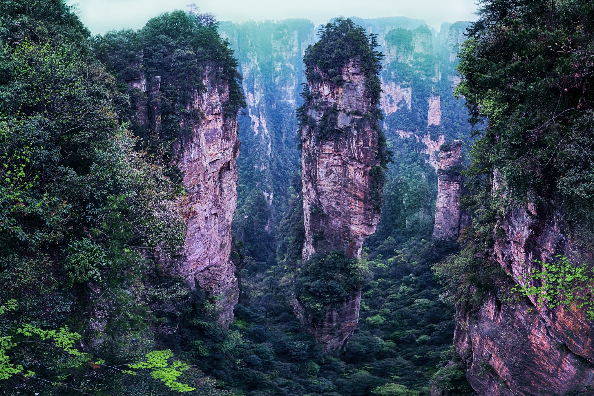 China Cliff Nature Rock 2048x1365