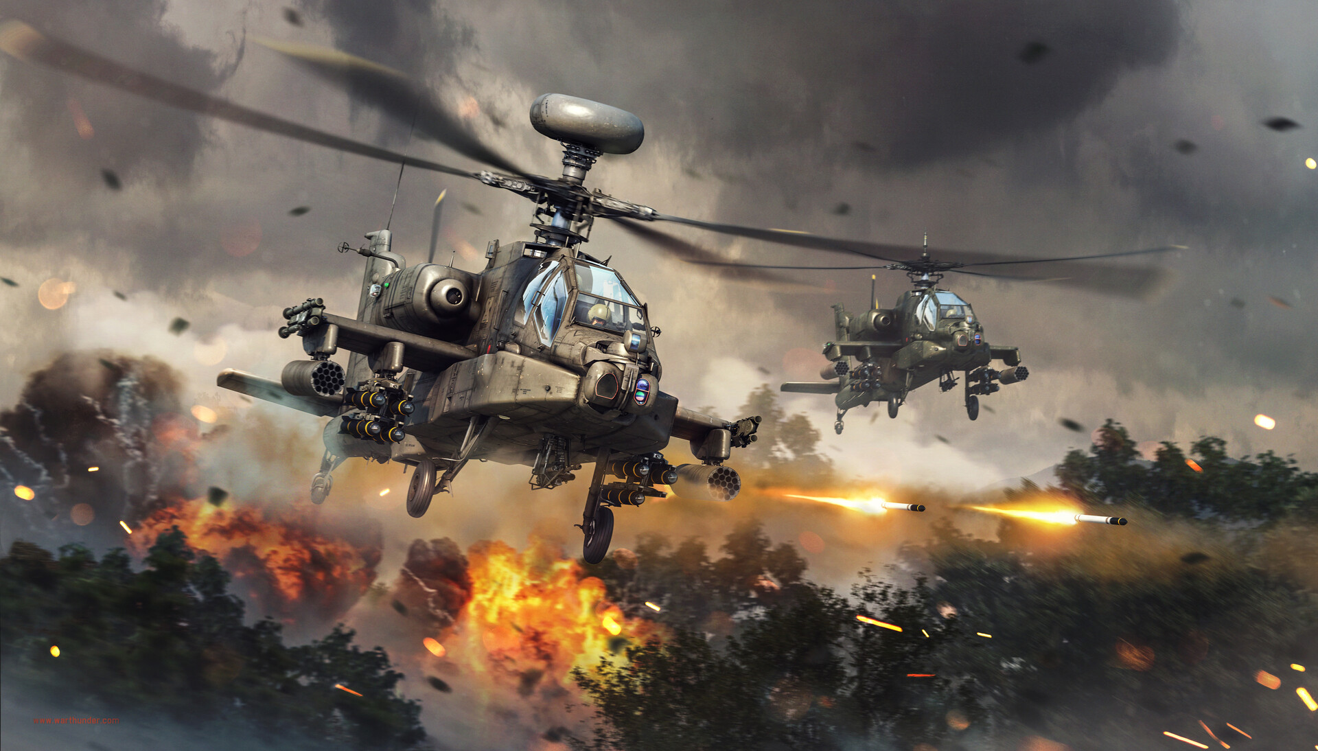 Helicopter Attack Helicopter 1920x1094