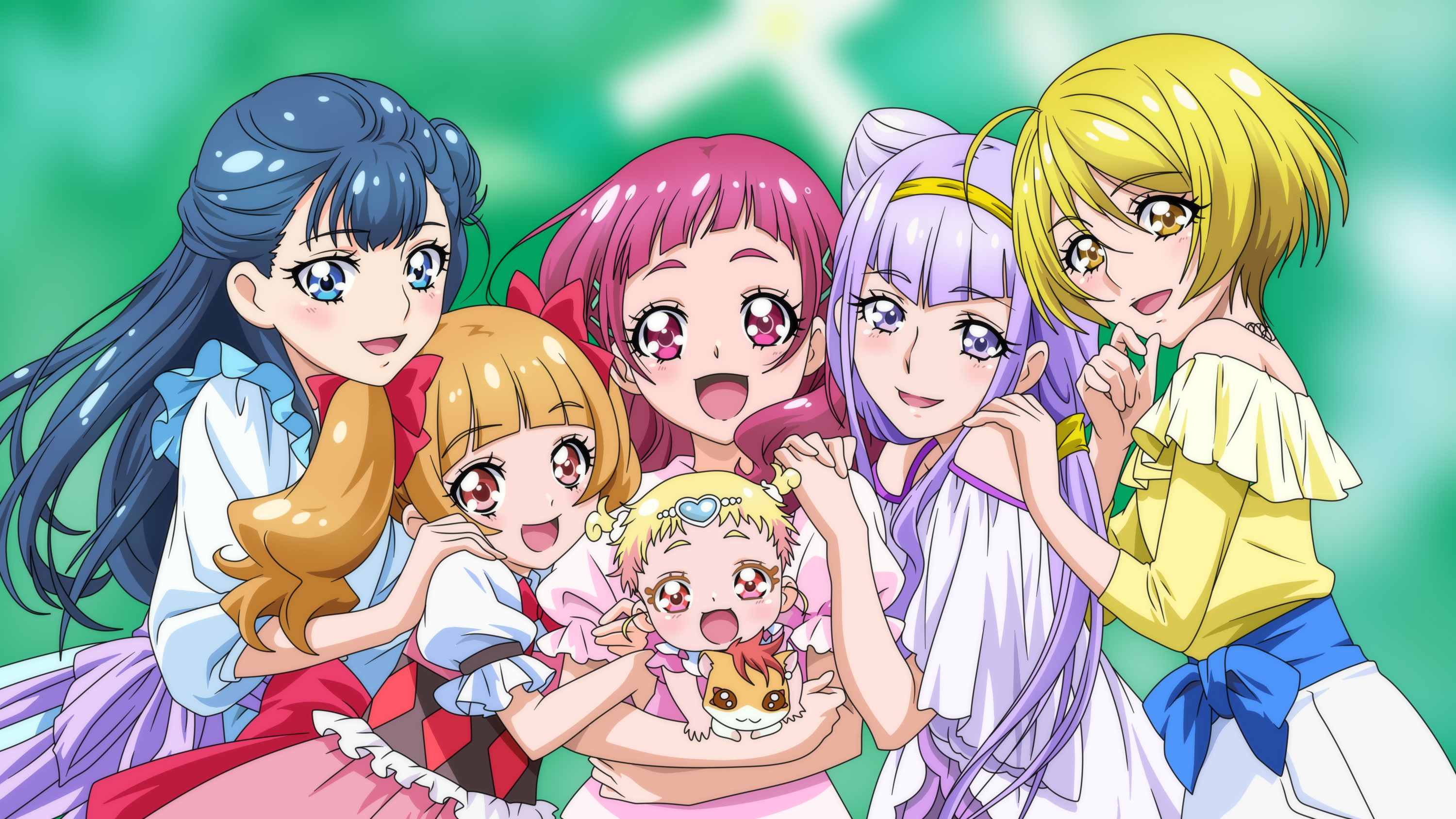 Pretty Cure Precure Anime Girls 3000x1688