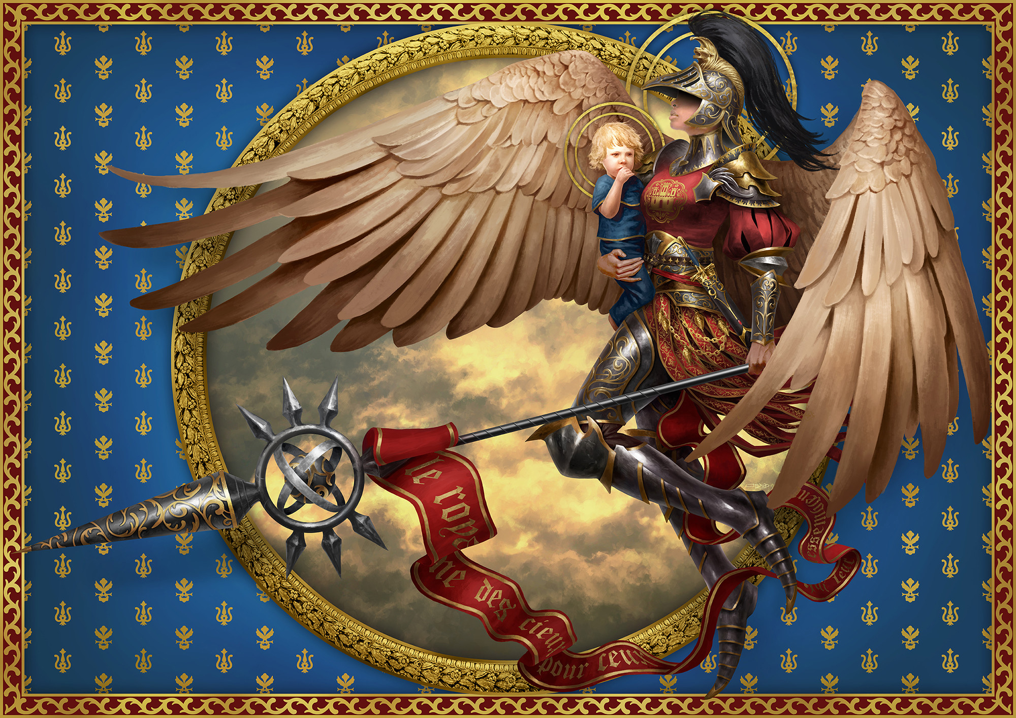 Medieval Medieval Art Angel Fantasy Art 2000x1414
