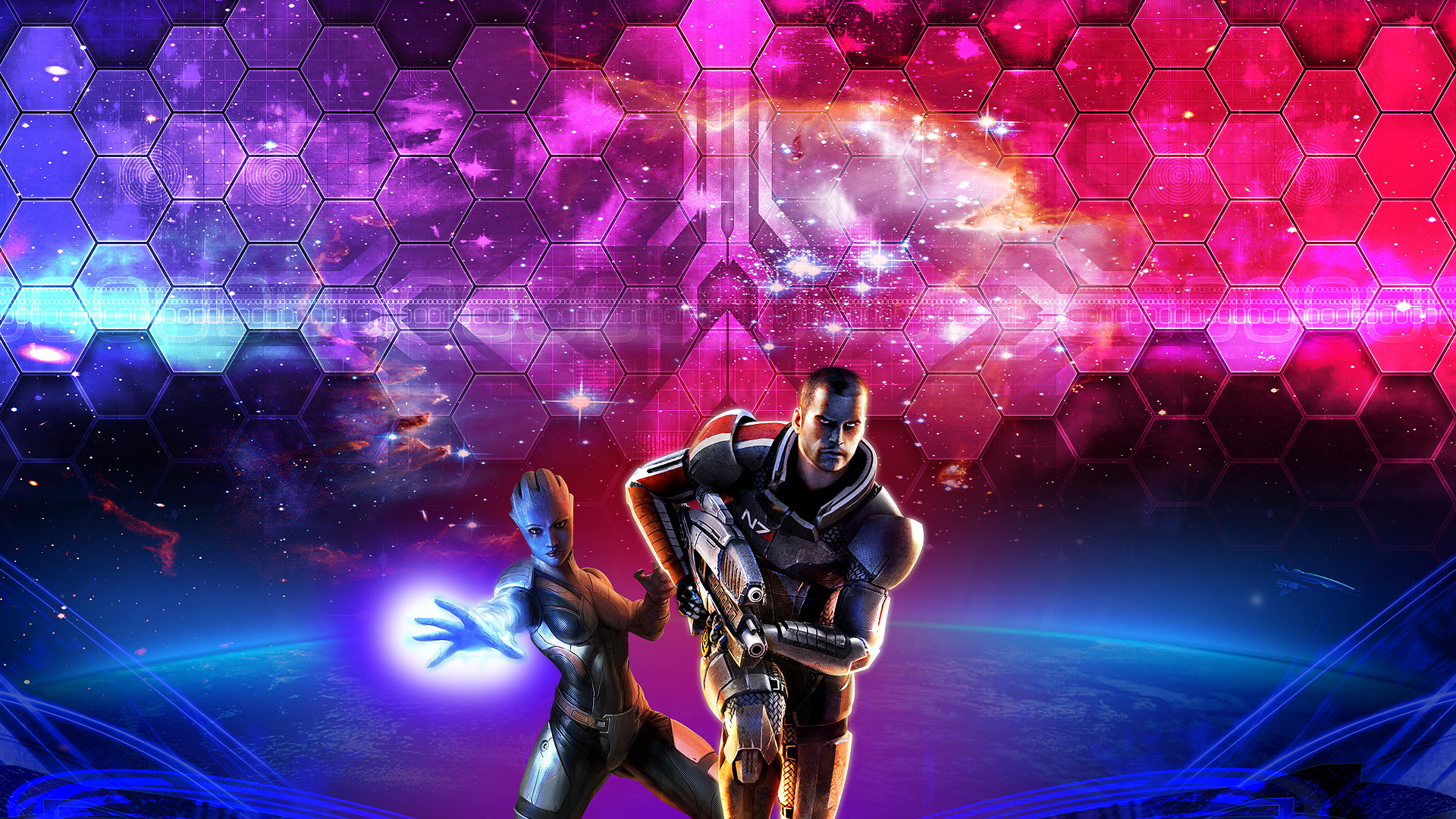 Video Game Mass Effect 2 1920x1080