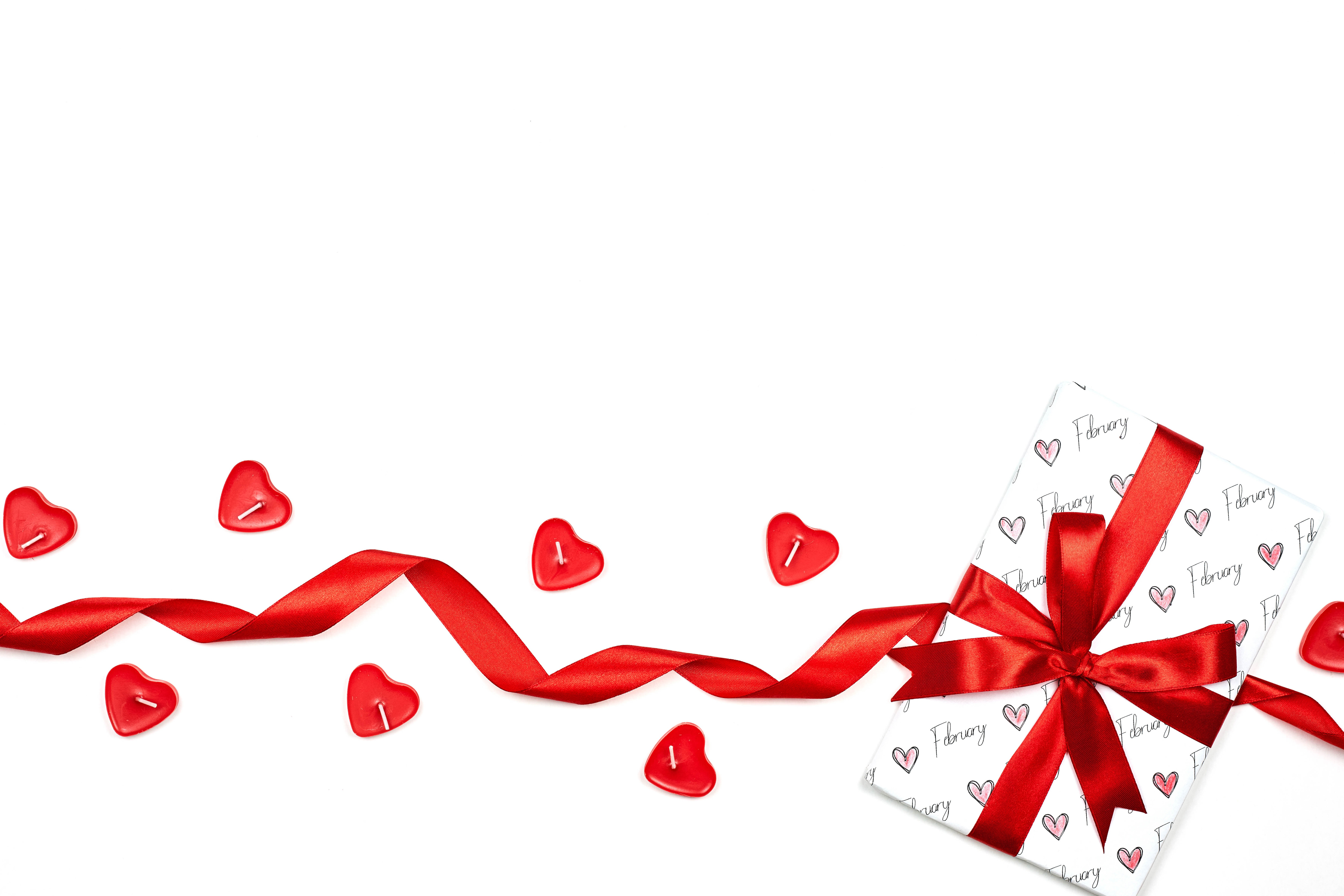 Gift Heart Ribbon 6000x4002