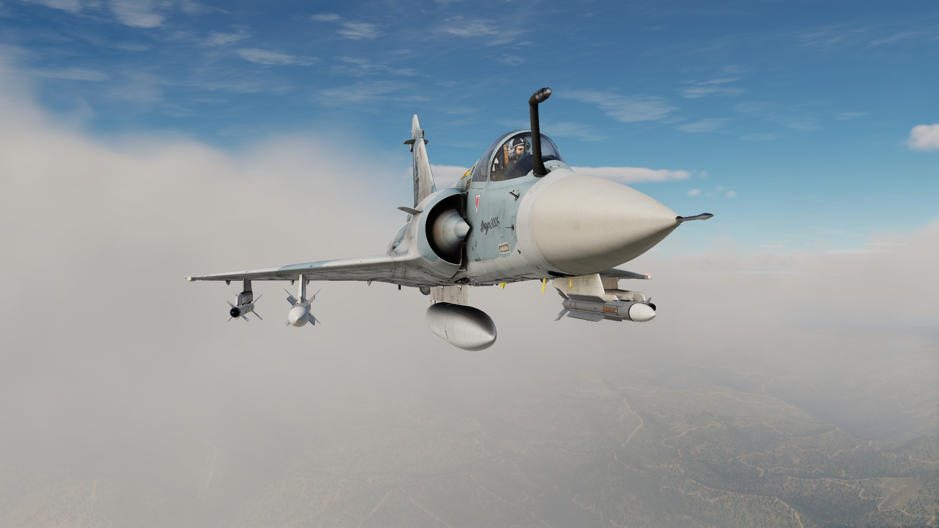 Mirage 2000 Digital Combat Simulator Dcs World Aircraft Airplane Video Games 1920x1080