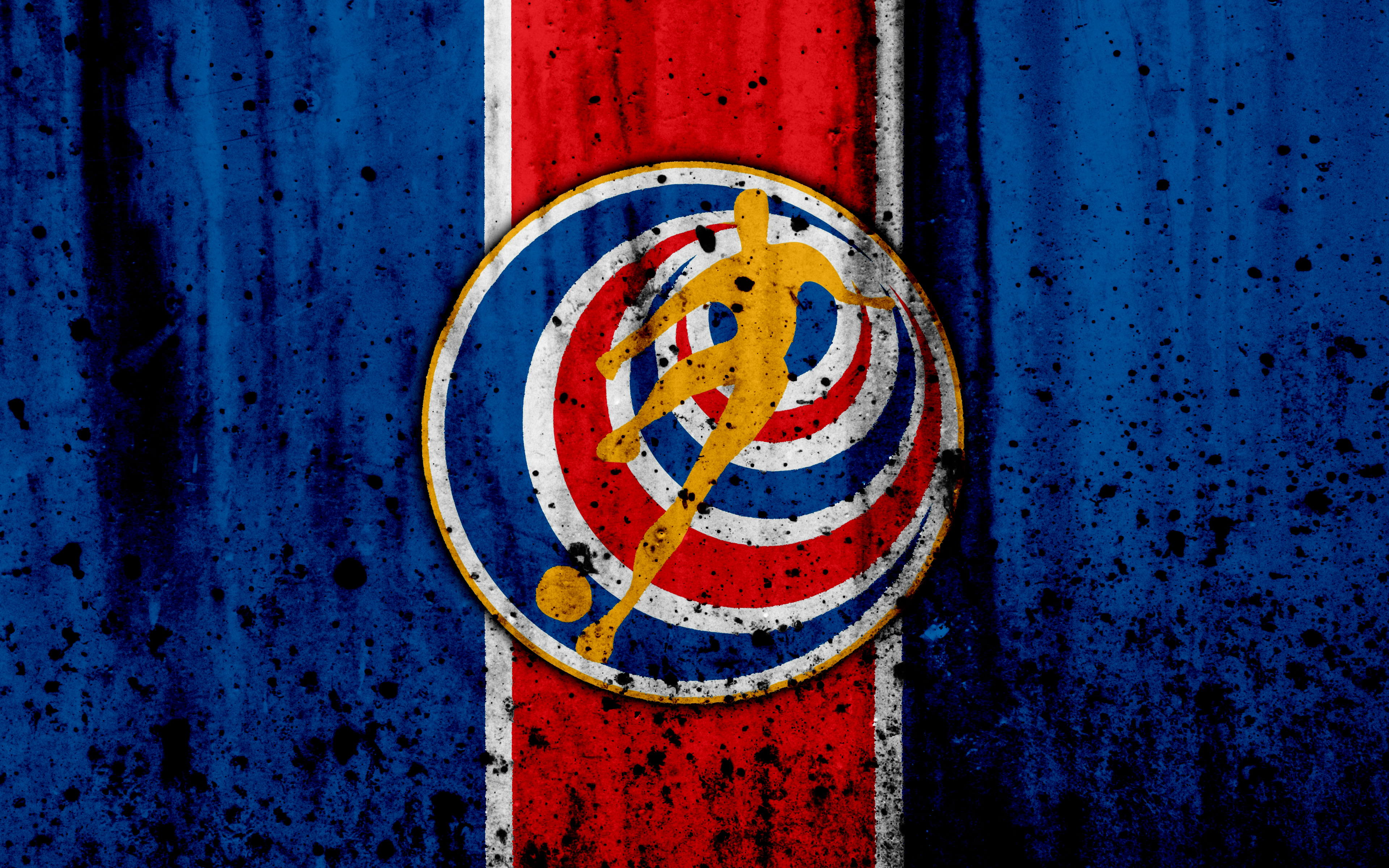 Costa Rica Emblem Logo Soccer 3840x2400