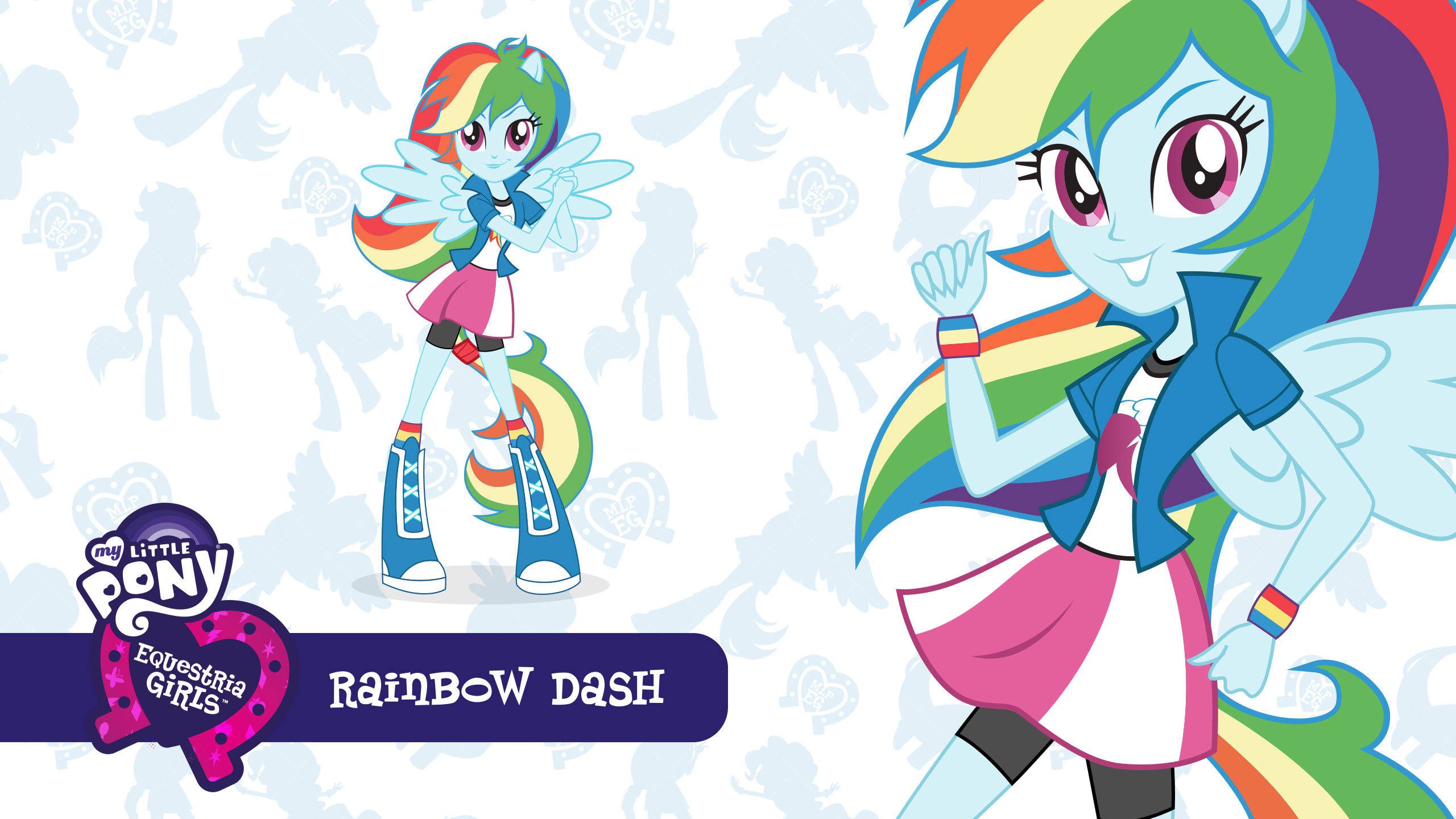 Rainbow Dash Girl 2560x1440