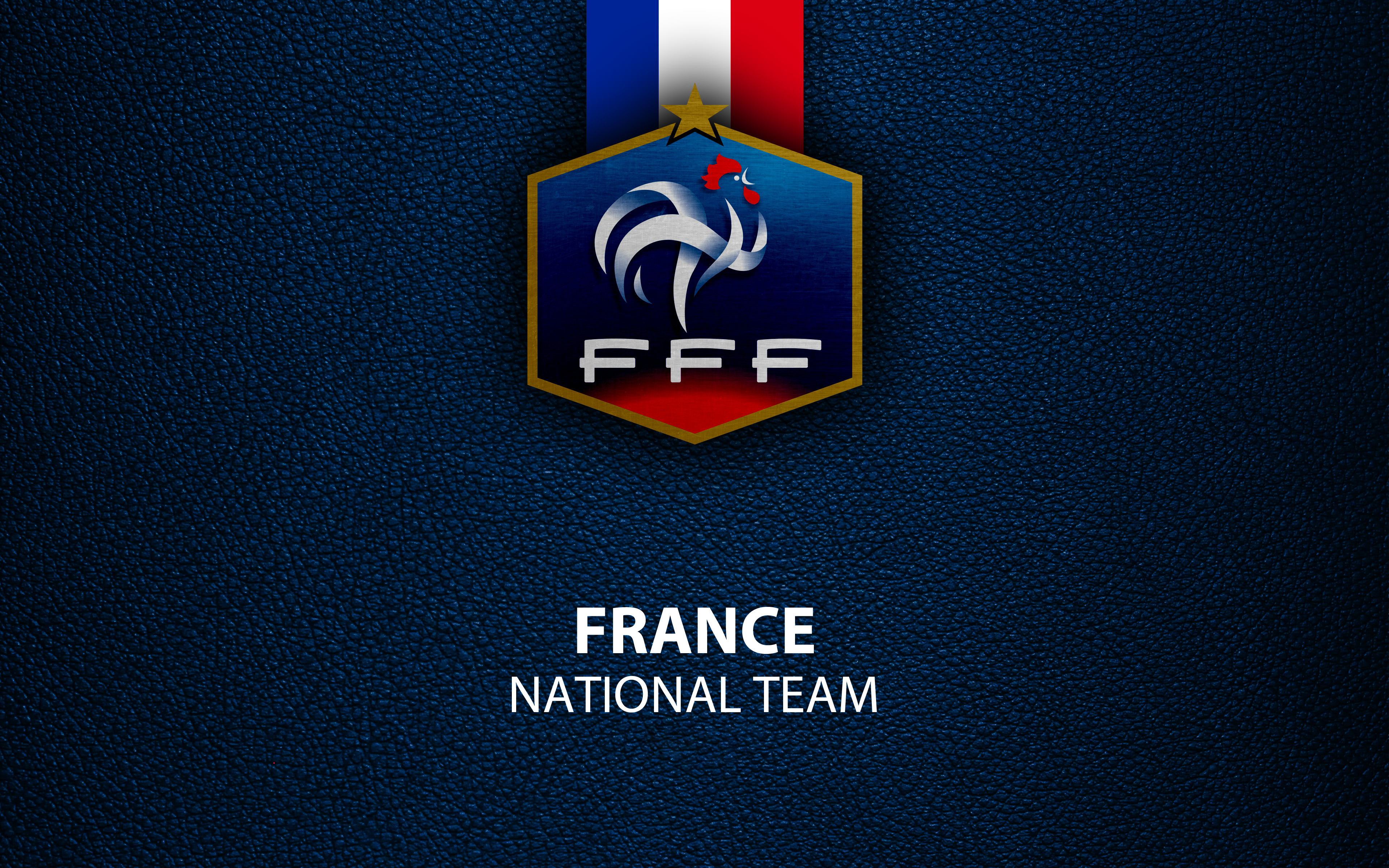 Emblem France Logo Soccer 3840x2400