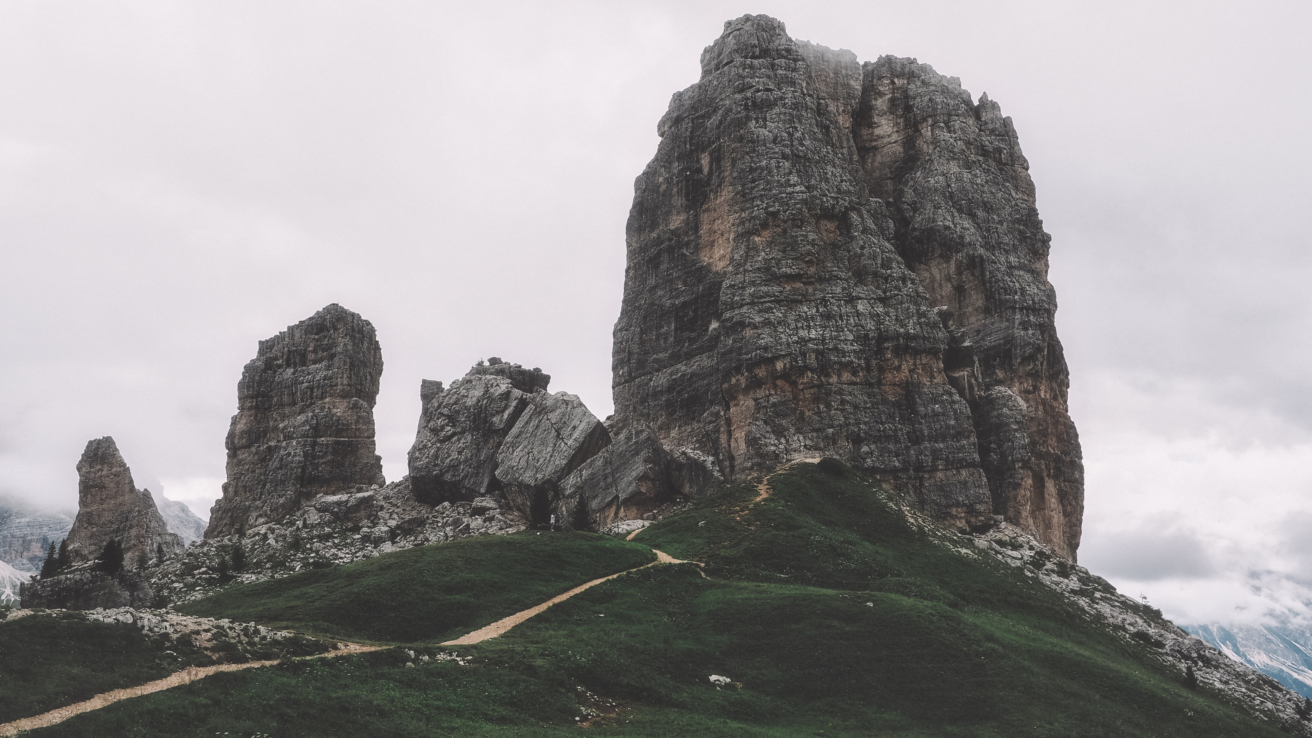 Rock Formation Italy Nature 4444x2500