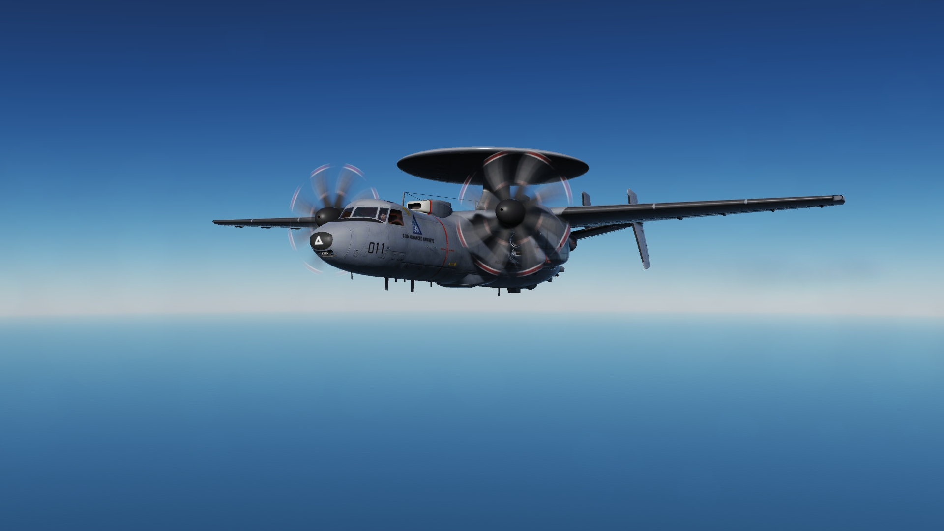 Digital Combat Simulator Dcs World Aircraft Airplane E 2C Hawkeye Video Games 1920x1080